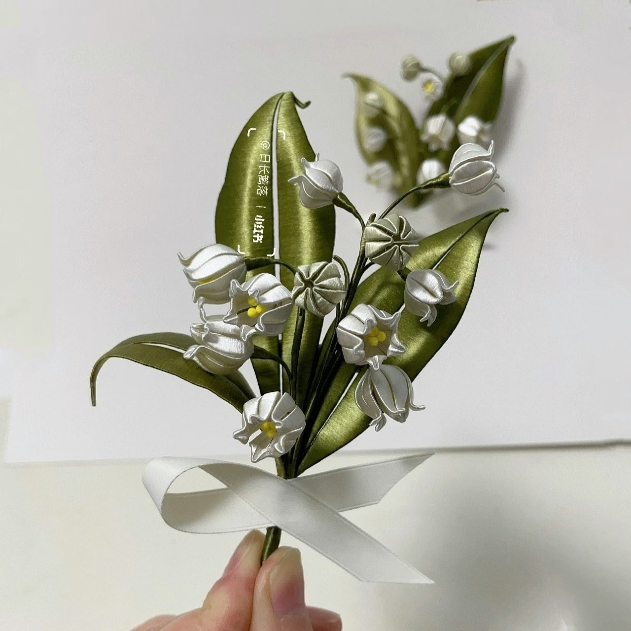 Bell Orchid Custom Silk Corsage - Elegant Floral Pin for Weddings, Prom & Special Events