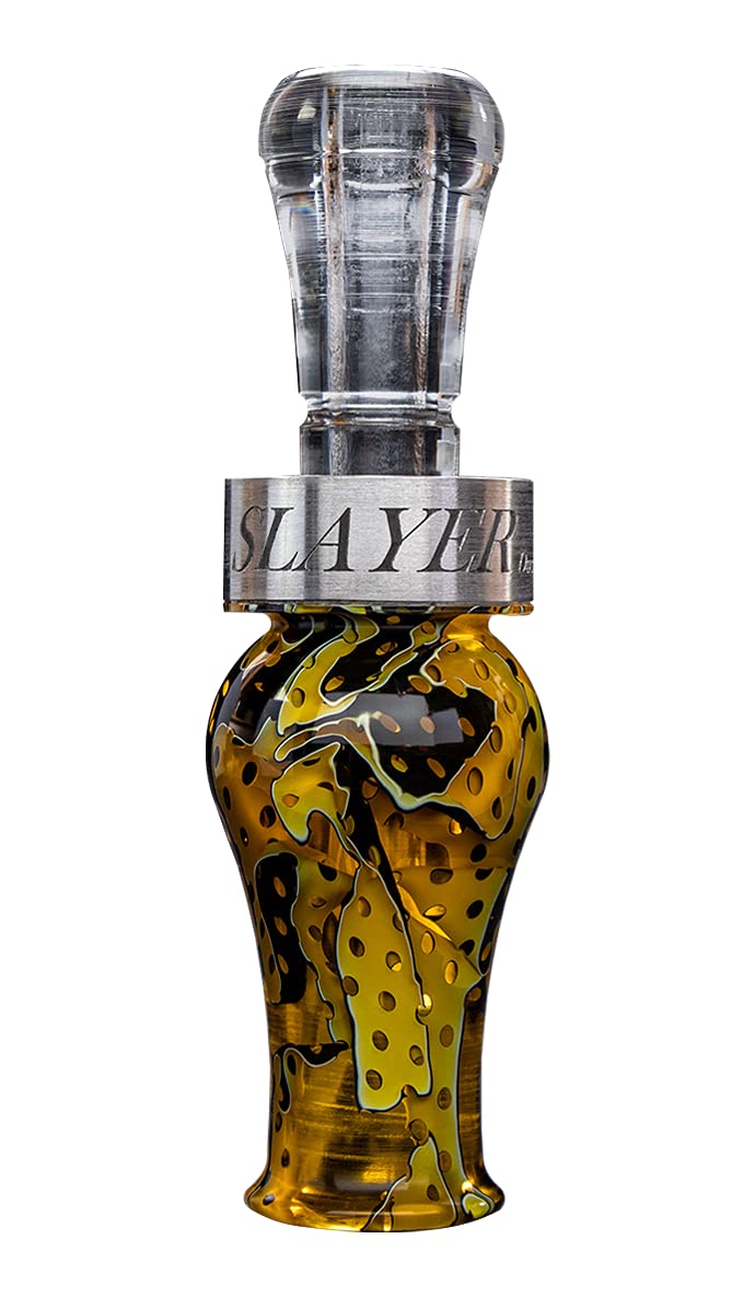 Premium Drake Double Reed Duck Call - Realistic Hunting Sound for Waterfowl | Superior Tone & Easy to Use | Beginner to Expert Duck Hunting Accessories | Ideal for Marsh, Field & Blind Hunting