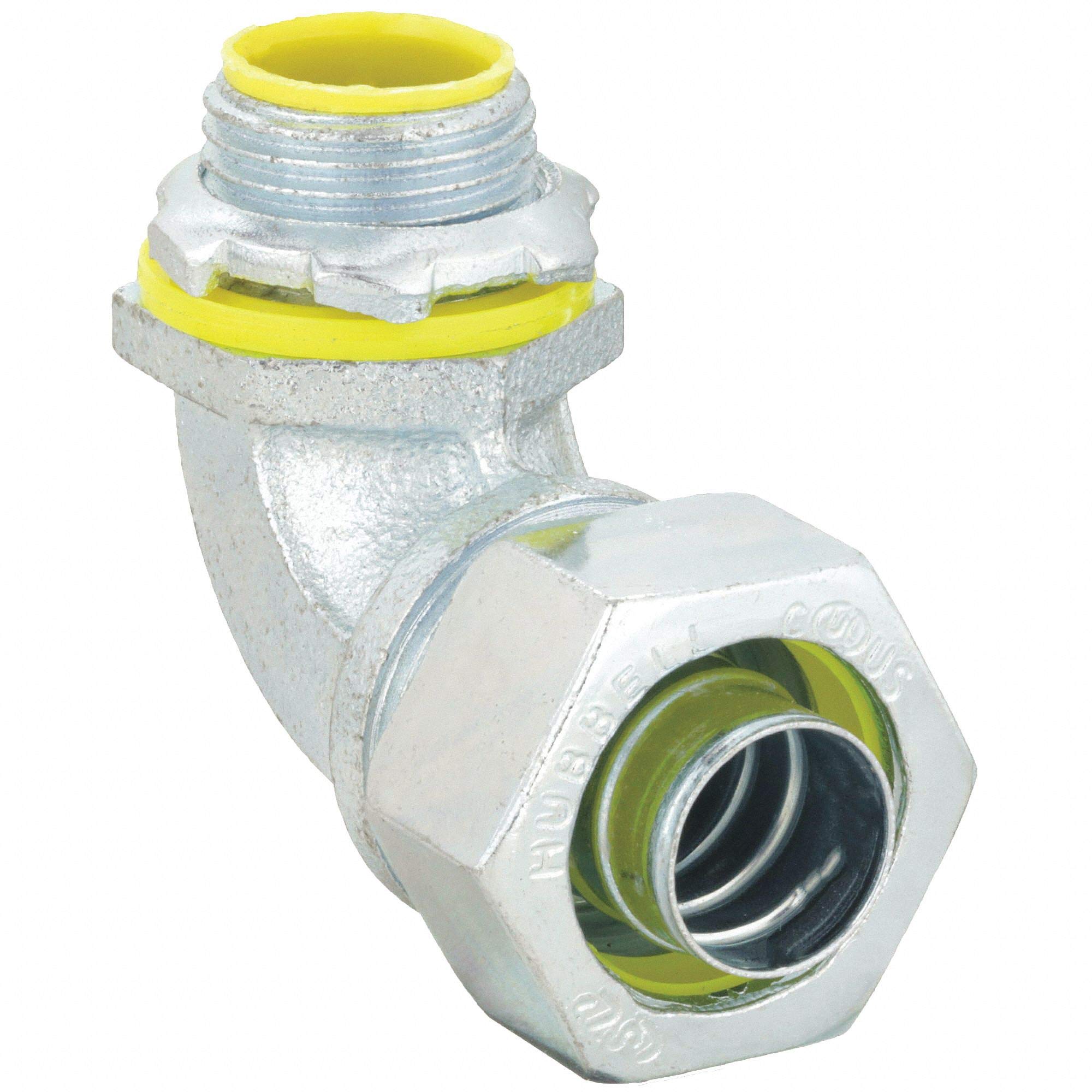 1 Inch Insulated Malleable Iron Connector - Electrical Wiring & DIY Projects for Home, Garage & Outdoor Use