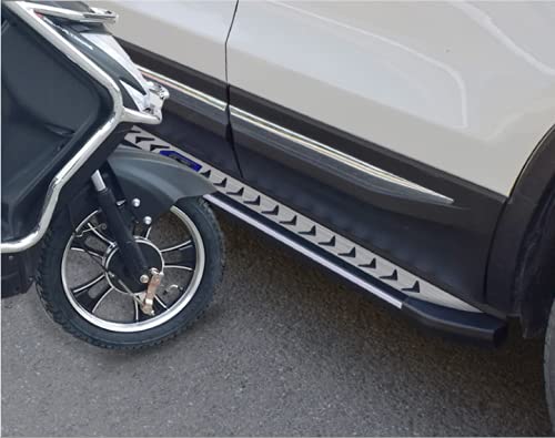 2022-2023 Nissan Pathfinder Running Boards - Silver Side Steps & Pedals for Enhanced Access & Style | Perfect for Off-Roading, Daily Commute & Family Trips