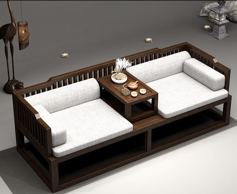 Gabrielle DYNASTY Classic Daybed Sofa Bed - Convertible Sleeper Furniture for Living Room, Guest Room & Small Spaces - Comfortable Modern Couch with Storage