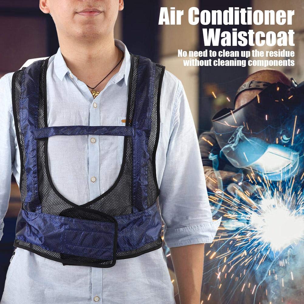 Yosoo Air Conditioned Cooling Vest for Welding & Steel Work - Vortex Tube Compressed Air Cooling Vest - Stay Cool in Hot Environments - Perfect for Welding, Construction & Outdoor Work