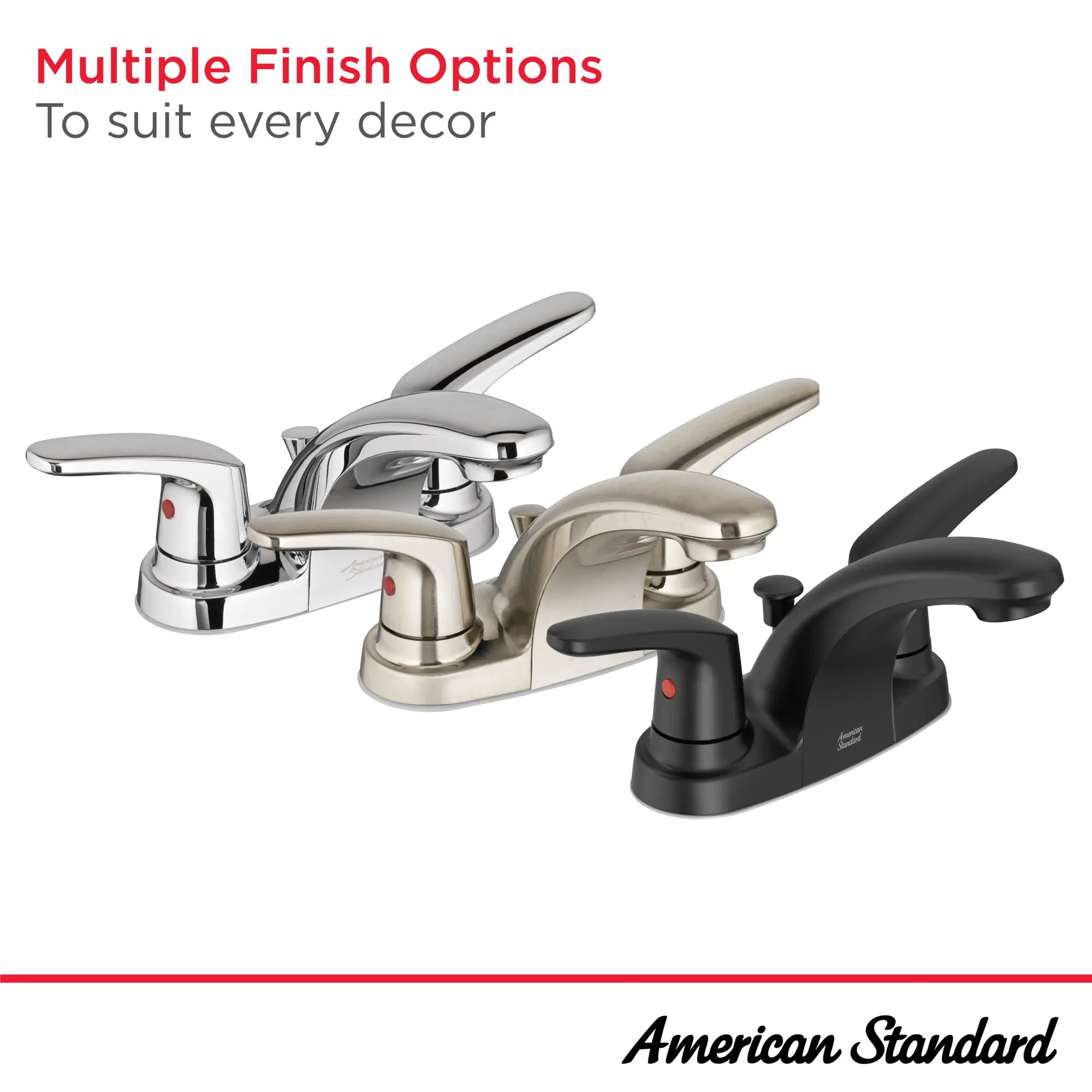 Colony PRO 4 Inch Centerset 2-Handle Bathroom Faucet - 1.2 GPM/4.5 LPM Water-Saving Lever Handle Design - Perfect for Modern Bathrooms, Powder Rooms & Guest Baths