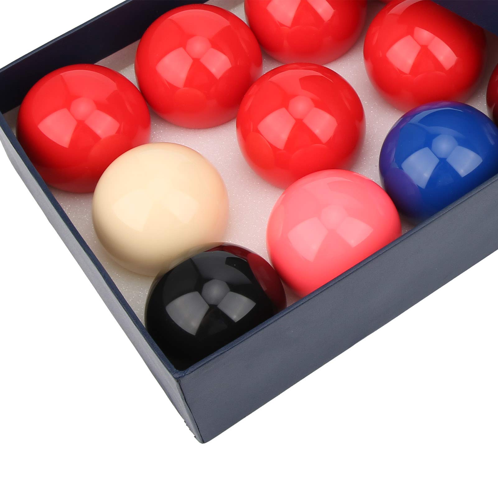 Premium 17-Piece Resin Snooker Ball Set - High Smoothness, Impact Resistant with Vibrant Colors for Game Rooms & Bars | Perfect for Pool Tables, Billiards, and Professional Play