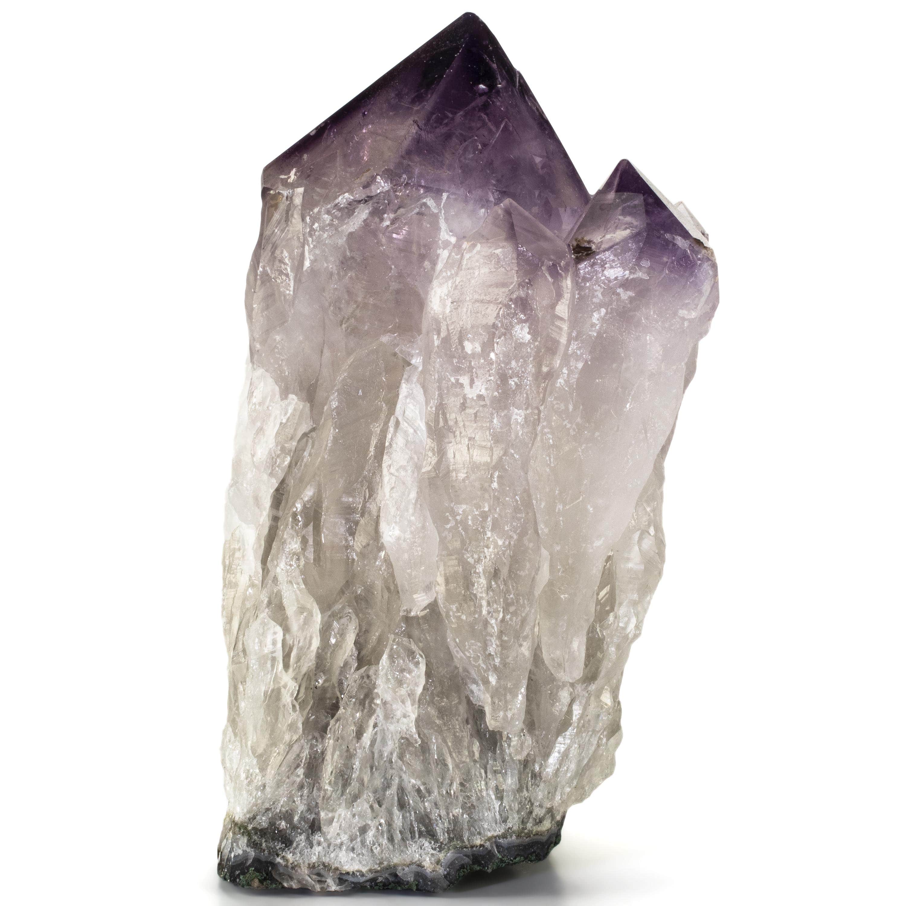 Natural Amethyst Geode - 8 Inch Large Purple Crystal Cluster for Home Decor, Meditation & Healing | 5.1 lbs Weight | Perfect for Living Room, Office or Gift