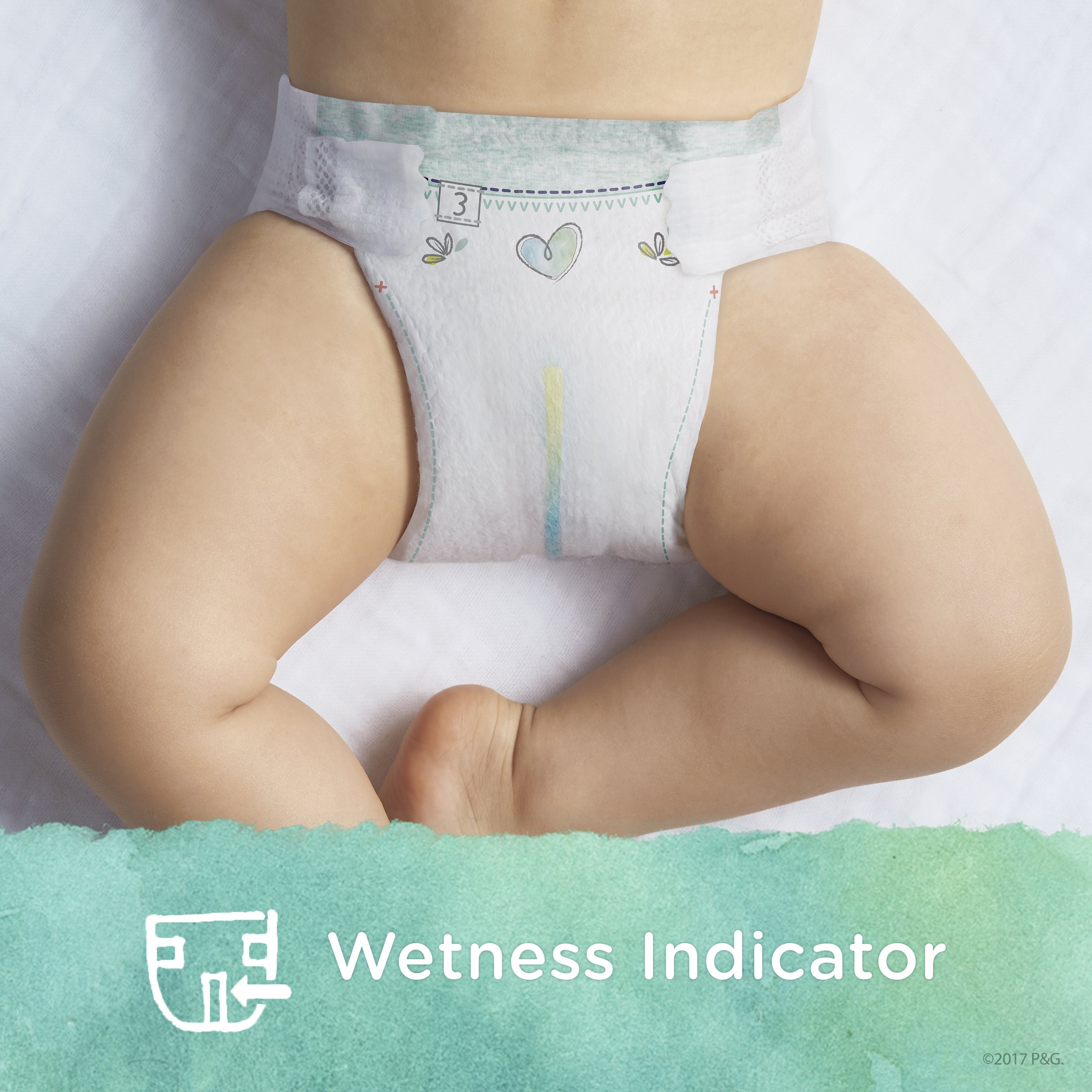 Pampers Size 1 Baby Dry Disposable Diapers - 240 Count Economy Pack Plus | Ultra Absorbent for Newborns | Overnight Protection & Leakproof Design | Perfect for Daycare, Travel & Nighttime Use