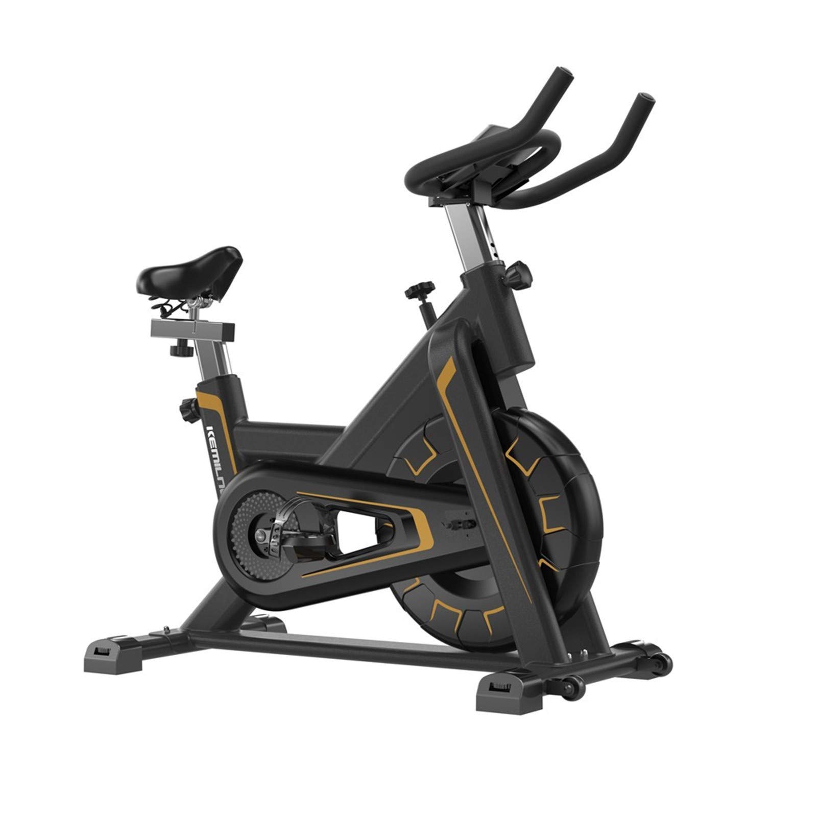 Best Stationary Exercise Bike for Home Workout - Indoor Cycling Bike for Cardio Fitness, Adjustable Upright Bike with LCD Monitor - Perfect for Home Gym, Office Standing Desk & Treadmill Combo (Black, One Size) - Ideal for Weight Loss, Low-Impact Exercise & Small Spaces