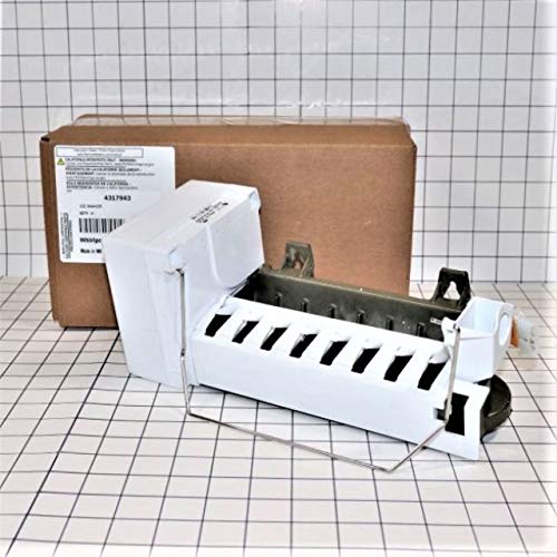 Whirlpool Refrigerator Ice Maker Replacement - Compatible with Models 4317943, 4317943A, 4317943B - Easy DIY Installation for Home Kitchen Appliances - Perfect for Ice Production in Refrigerators and Freezers