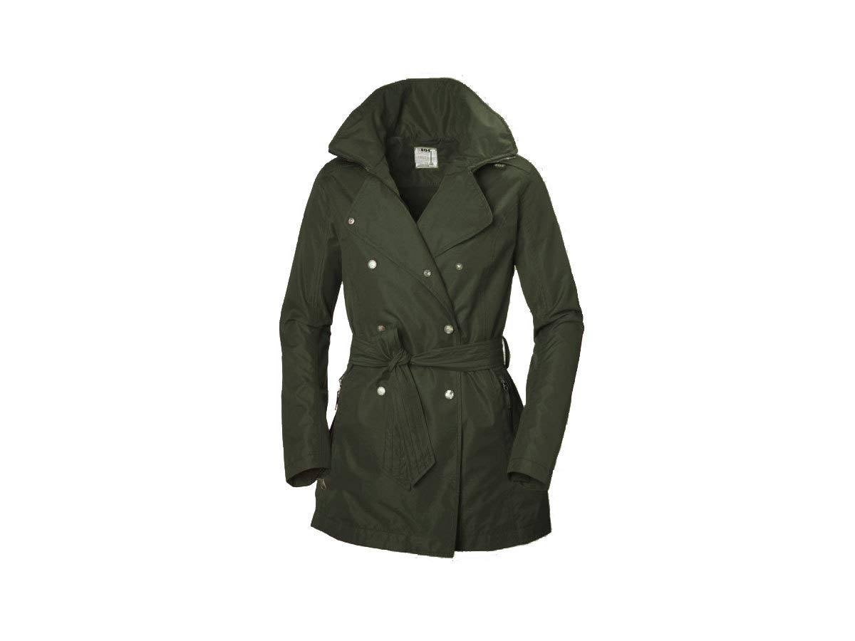Helly Hansen 62383 Women's Welsey Waterproof Trench Coat | Windproof Long Raincoat for Outdoor Commuting & City Walking