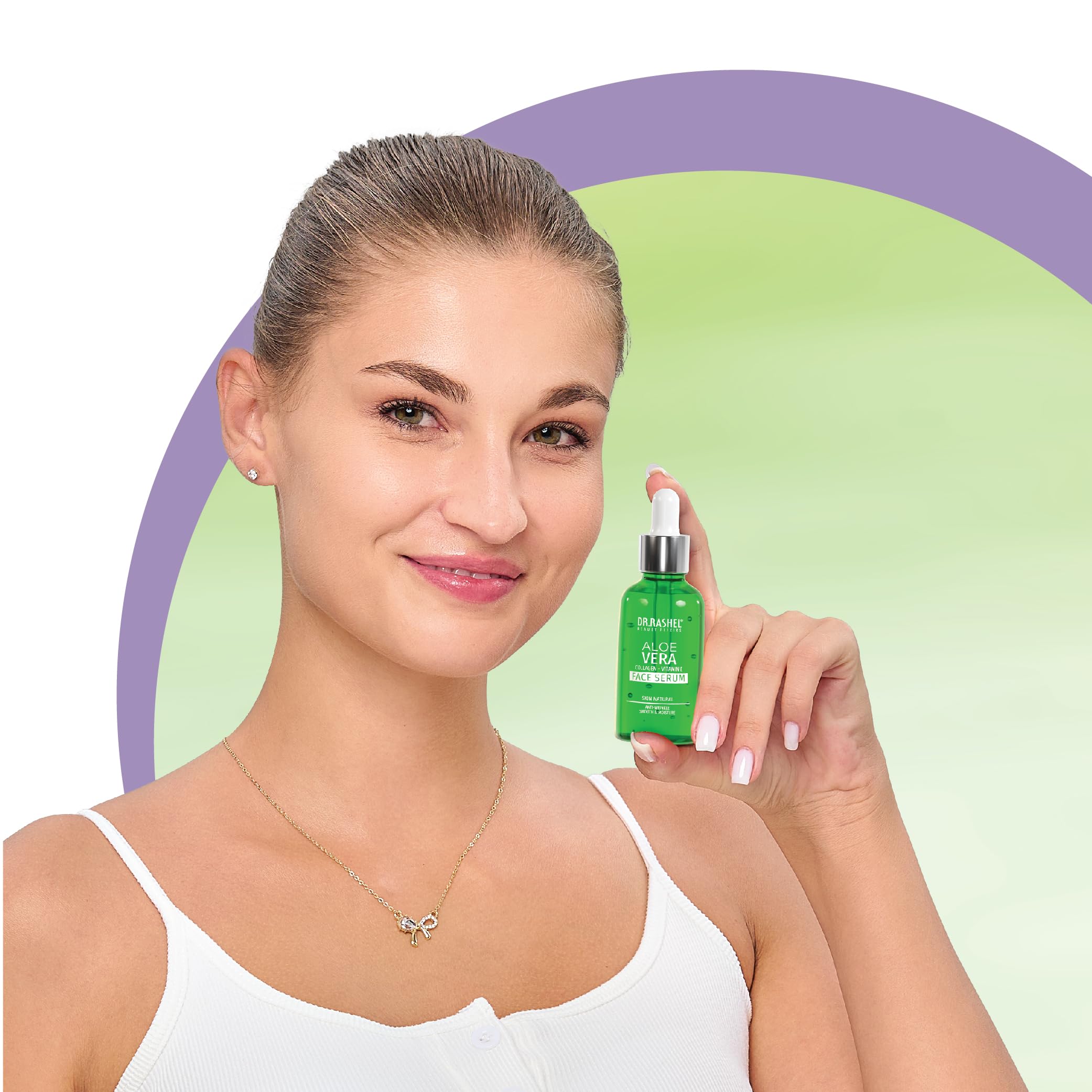 DR.Rashel Aloe Vera Face Serum - Anti-Aging & Pore Minimizing Serum for Glowing Skin | Hydrating Facial Treatment for Men & Women | Perfect for Daily Skincare Routine & Nighttime Hydration