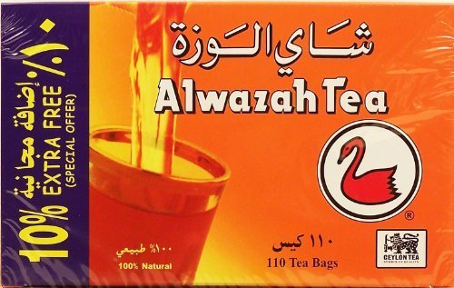 Finlays Alwazah Tea - 100% Pure Ceylon Black Tea, 110 Tea Bags | Premium Loose Leaf Tea for Home, Office & Gifting | Perfect for Morning Boost & Afternoon Relaxation
