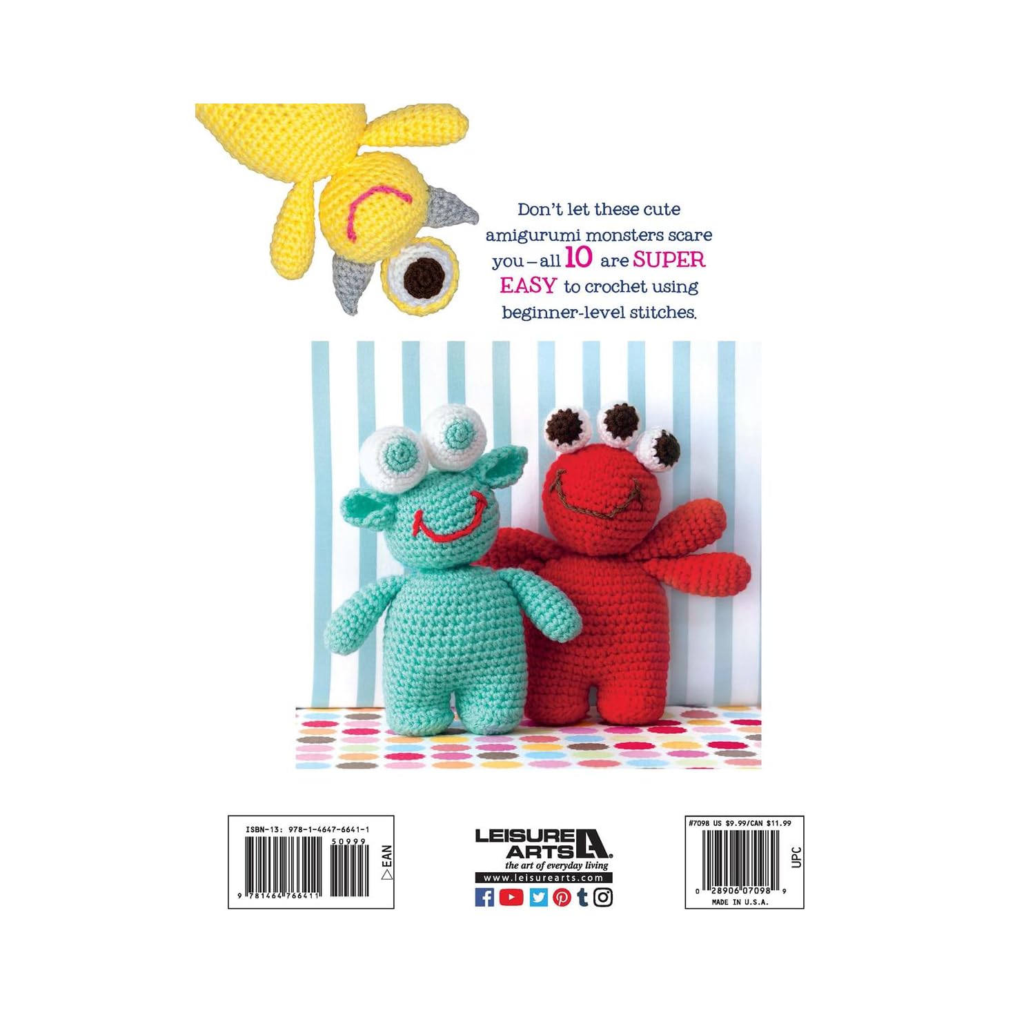 Adorable Amigurumi Monster Crochet Plush Toys - Handmade Kawaii Stuffed Animals for Kids, Gifts & Home Decor