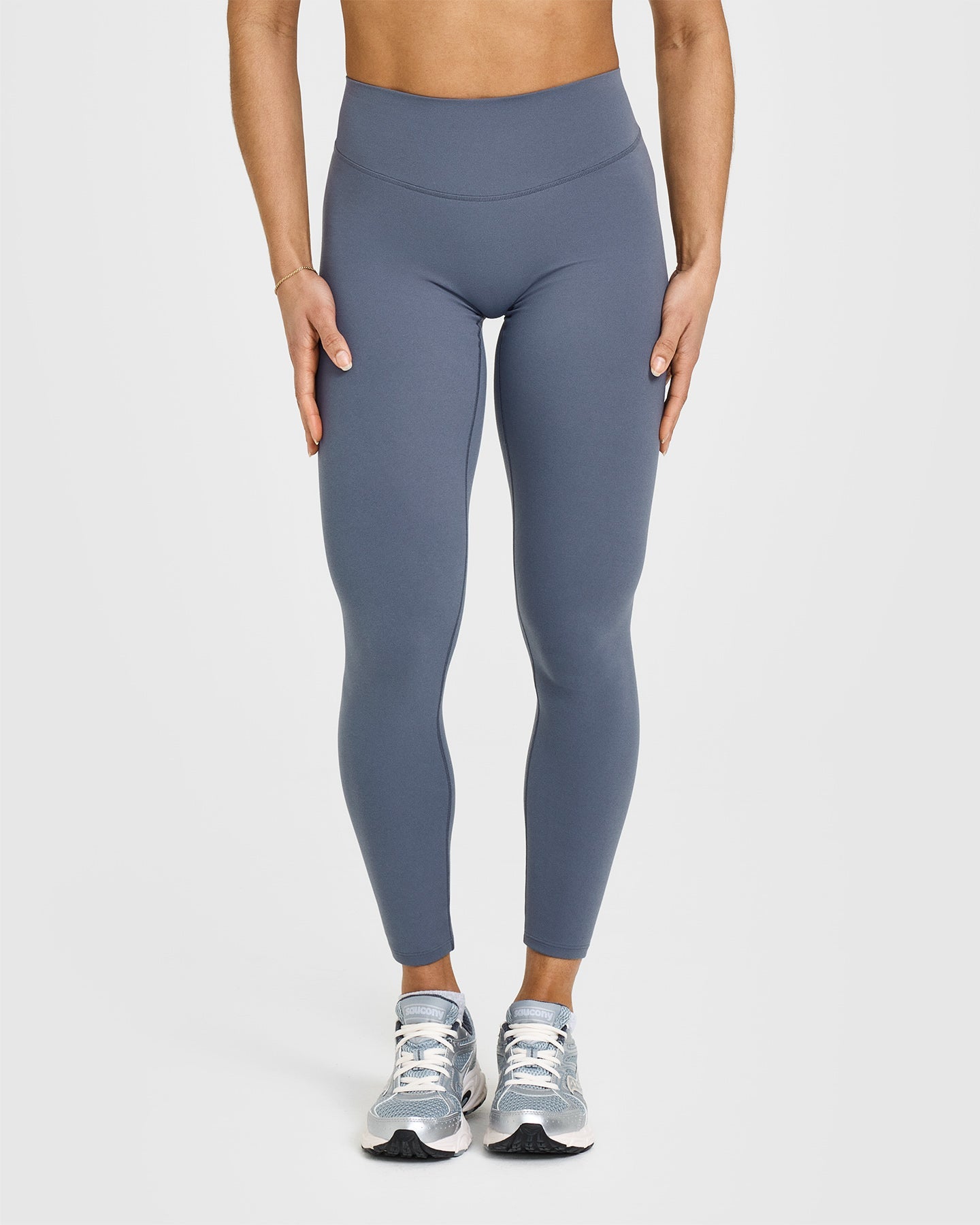 SoftMotion™ High Waist Yoga Leggings for Women - Granite Blue | Stretchy & Comfortable Workout Pants | Perfect for Yoga, Gym & Everyday Wear