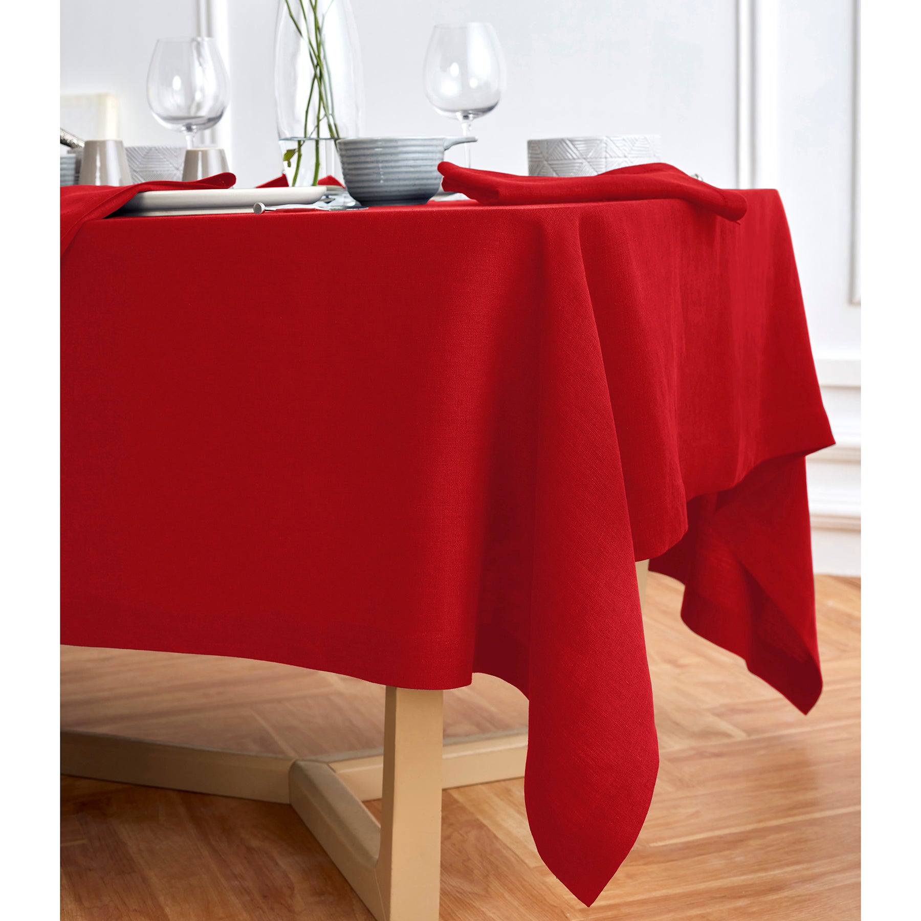 Sonoma Tablecloth - Premium Cotton Table Cover for Dining & Decor | Perfect for Parties, Weddings & Home Decor