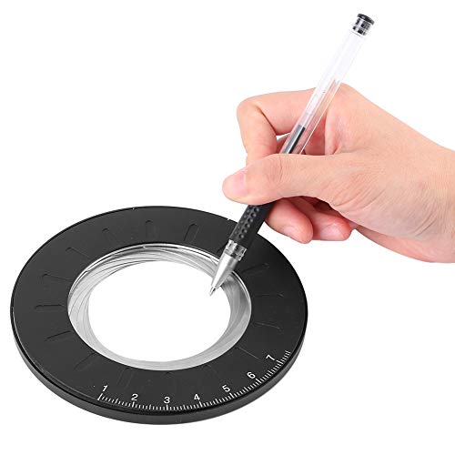 Adjustable Stainless Steel Circle Drawing Template Ruler - 4.9 Inch Flexible Round Maker Tool for Woodworking, Drafting & DIY Projects | Perfect for Architects, Artists & Crafters