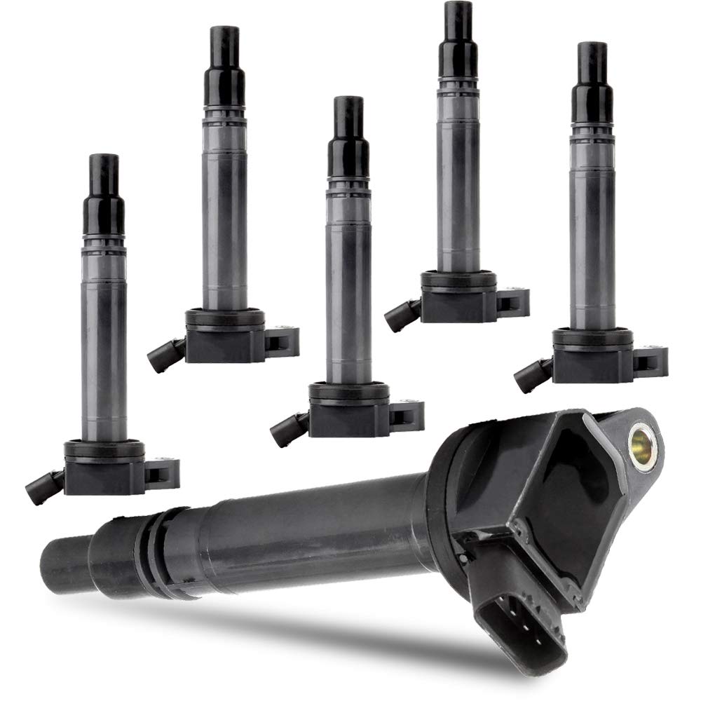 AUTOMUTO 6-Pack Ignition Coil Replacement for 2009-2016 Toyota 4Runner 4.0L V6 - Compatible with OEM Part UF507 - Improve Engine Performance & Fuel Efficiency for Off-Roading & Daily Driving