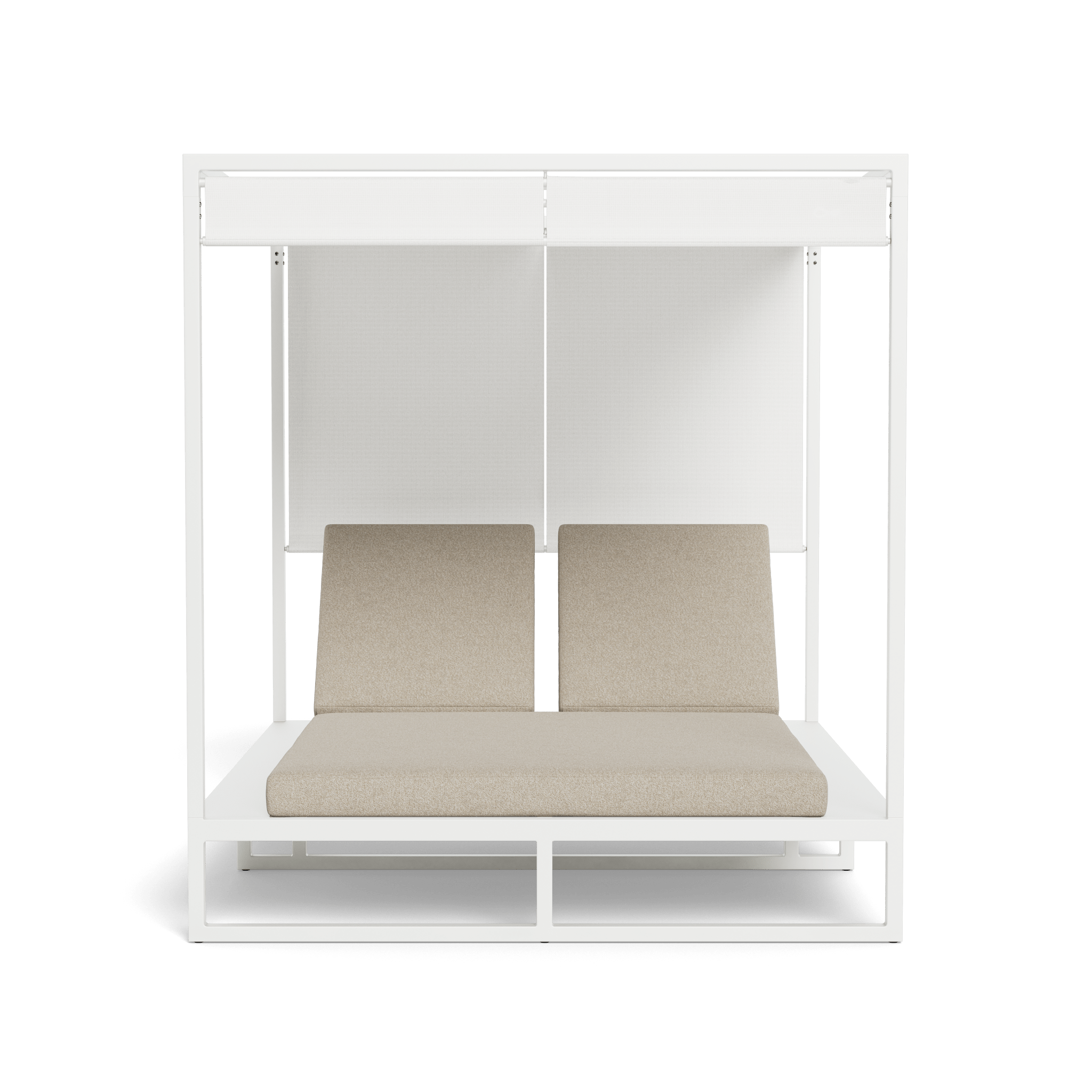 Hayman Aluminum Curtain Cabana - Lightweight Outdoor Sunshade for Patio, Poolside, and Beach - Perfect for Relaxation and Shade