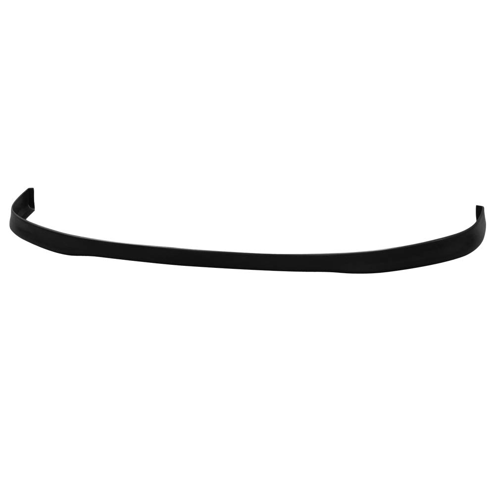 IKON MOTORSPORTS Black PU Front Bumper Lip Spoiler Splitter for 1999-2000 Honda Civic - Factory Style Car Body Kit Upgrade for Enhanced Aerodynamics & Sporty Look | Perfect for Street Racing & Car Shows