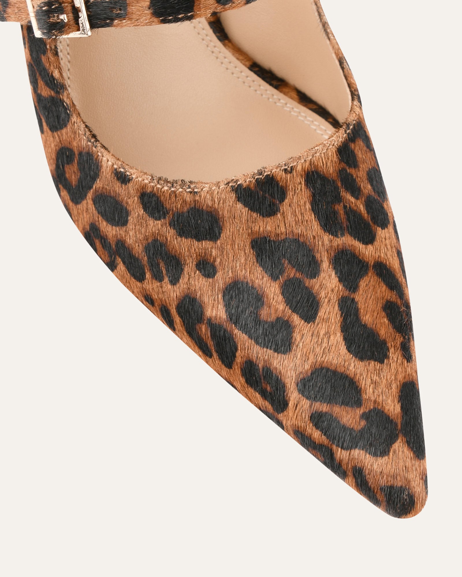 **Archer High Heels - Women's Leopard Print Leather Pumps for Party, Office & Evening Wear**