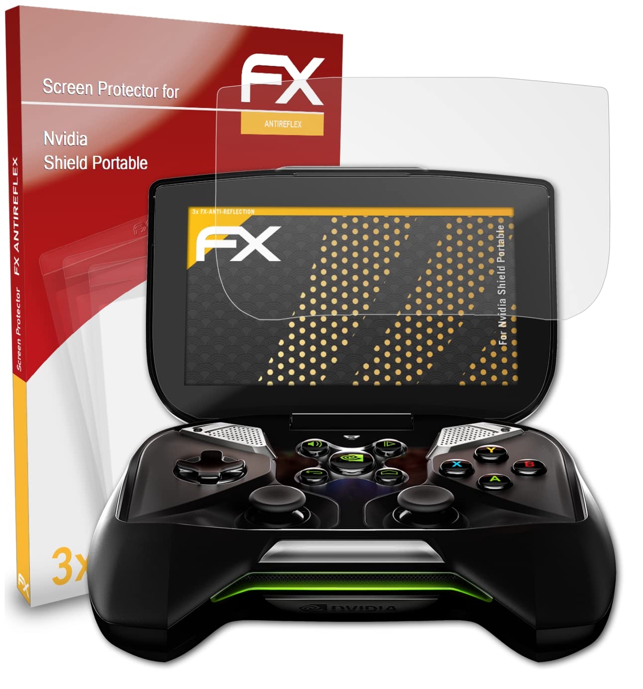 Premium Anti-Glare & Shock-Absorbing Screen Protector for Nvidia Shield Portable - 3-Pack HD Clear Film for Scratch Protection | Perfect for Gaming, Travel & Outdoor Use