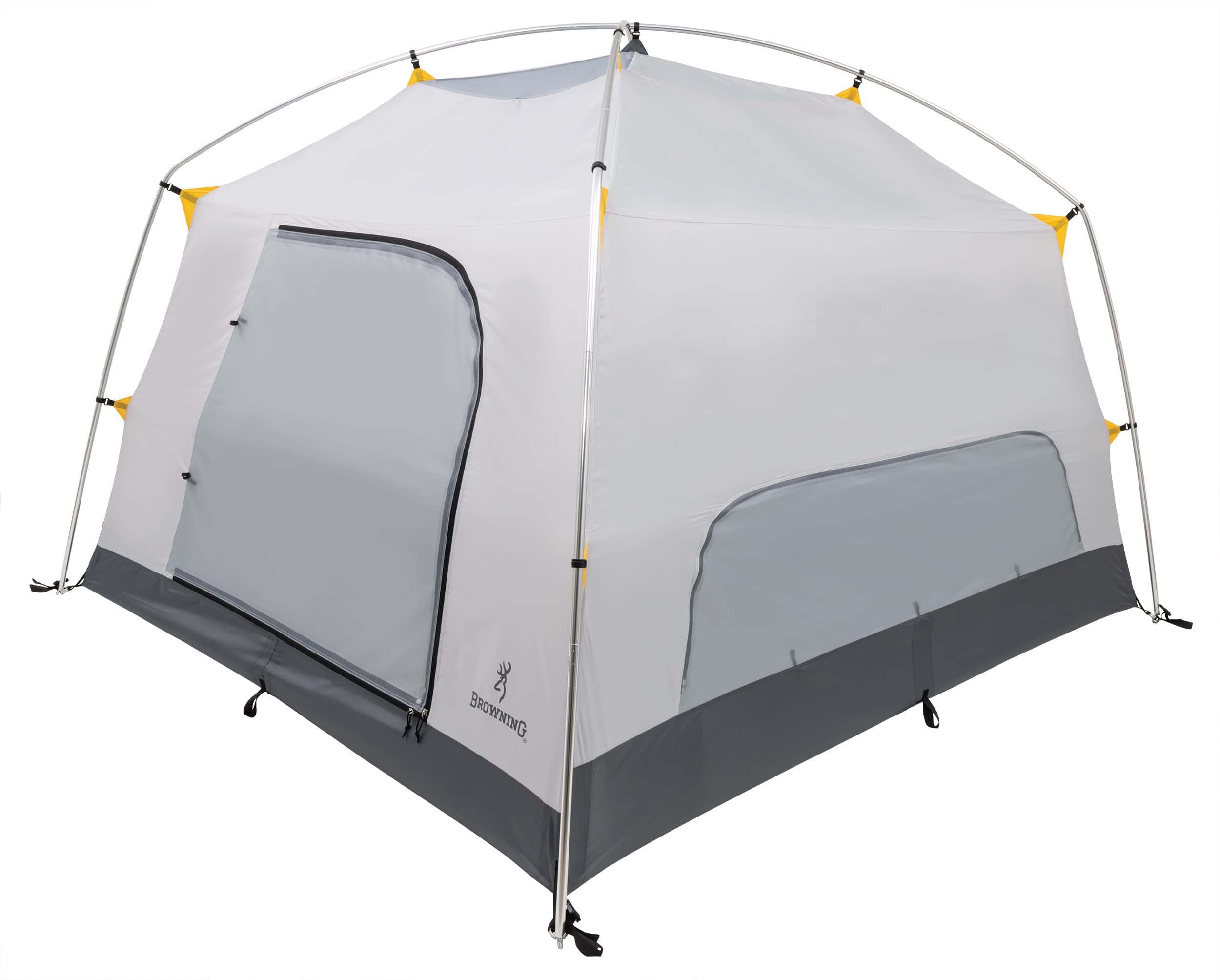Browning Camping Glacier 4-Person Tent - Waterproof, Lightweight & Spacious for Family Camping, Hiking & Outdoor Adventures