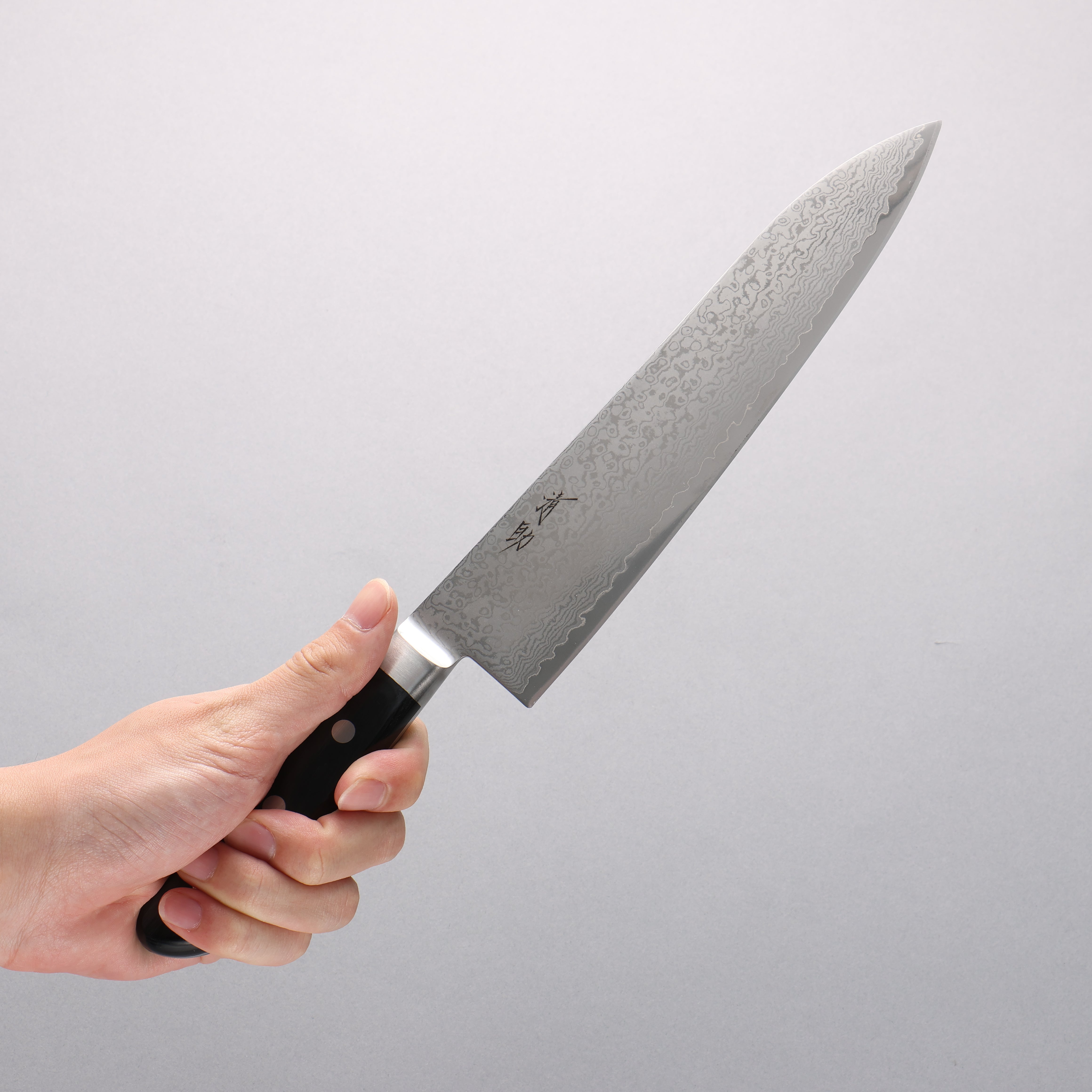 Premium Seisuke VG10 33-Layer Damascus Gyuto Chef Knife 210mm - Black Pakkawood Handle - Japanese Kitchen Knife for Professional Chefs & Home Cooking, Sushi, Meat, Vegetables