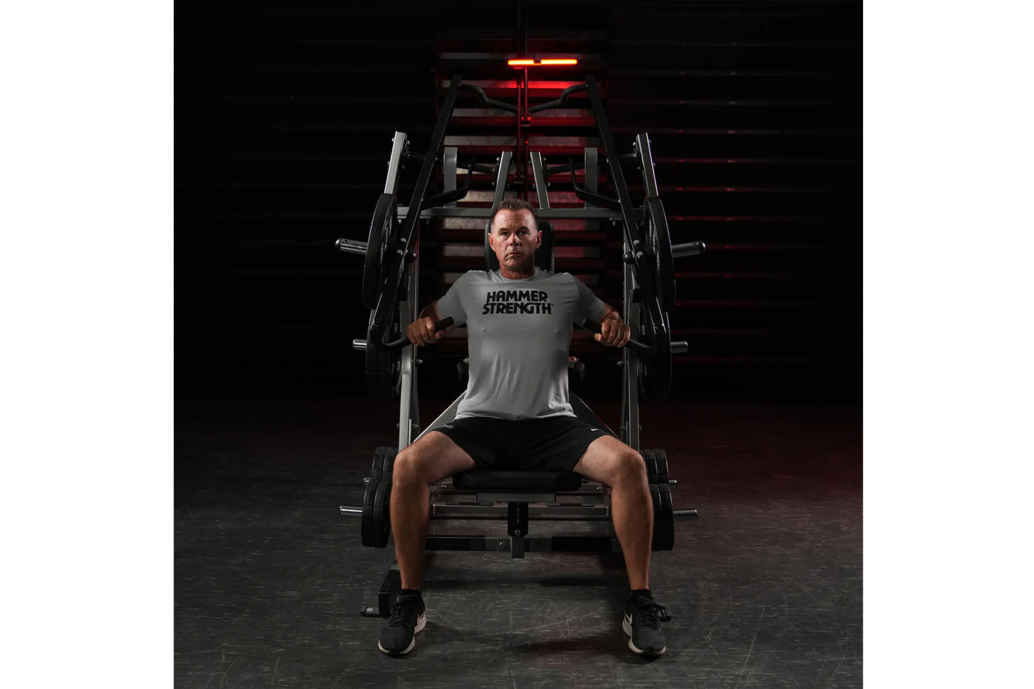 Hammer Strength Plate Loaded Iso-Lateral Chest & Back Workout Machine for Gym & Home Strength Training
