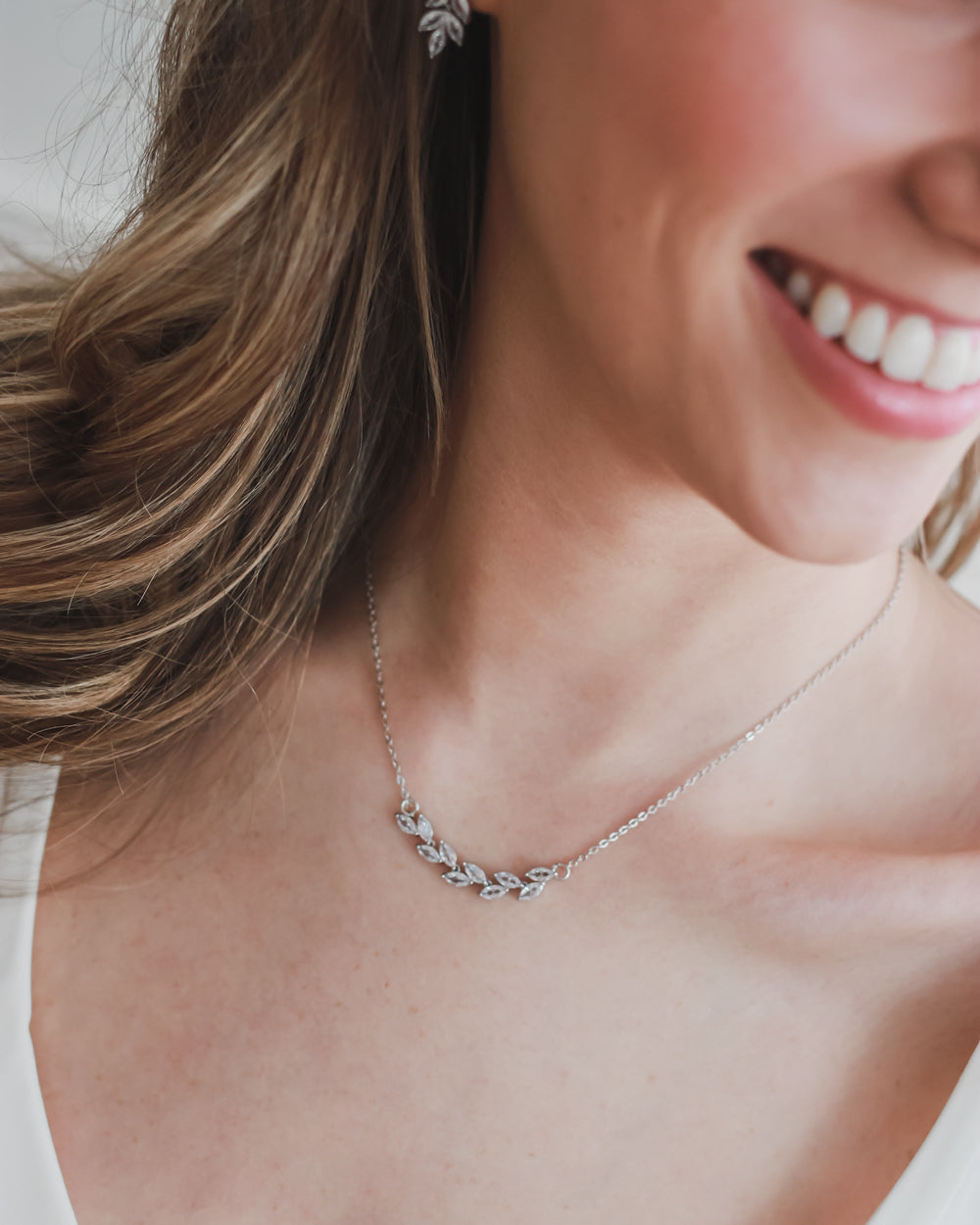 Trista Sterling Silver Jewelry Set for Women - Elegant Necklace, Earrings & Bracelet Gift Set | Perfect for Weddings, Parties & Everyday Wear