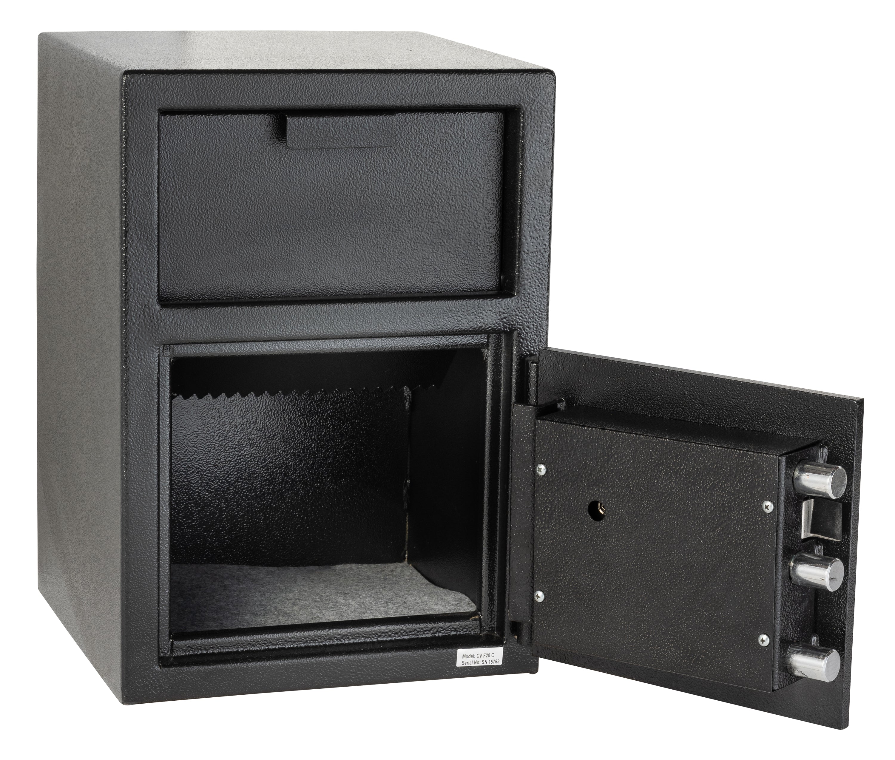 Hayman CV F20 K Front Loading Depository Safe with Dual Key Lock - Secure Cash & Valuables for Retail, Office & Home Use