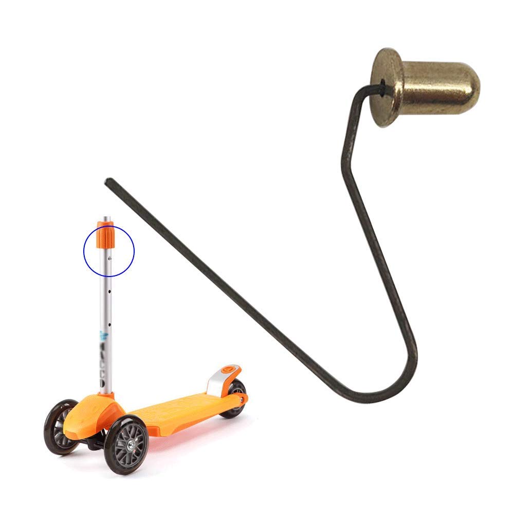 **2-4 Wheel Kick Scooter Lifting Fixed Pinball Clip Lock Strut Repair Tool - Brass 6mm for Micro Mini Lightweight Scooters - Perfect for DIY Maintenance & Scooter Stability Fixes**