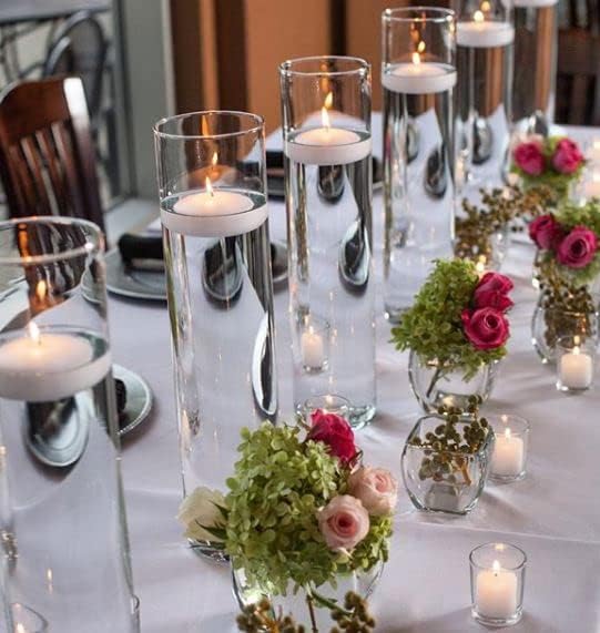 Richland® 96-Pack White Unscented 3-Inch Floating Candles for Weddings, Parties, Spa & Home Decor