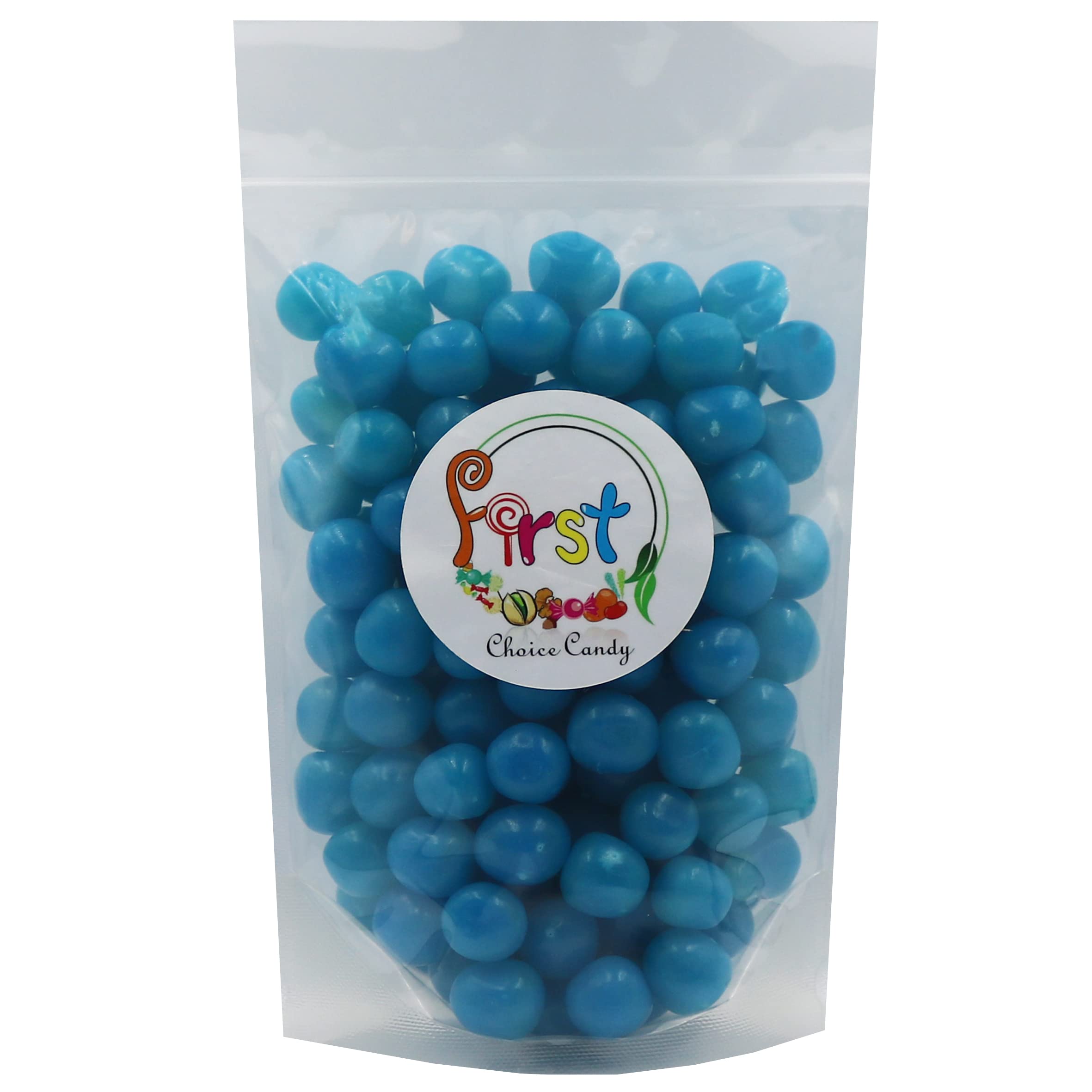 Sour Chewy Fruit Candy Balls - Blue Raspberry Flavor, 5lb Bulk Candy for Parties, Movie Nights & Office Snacks | Long-Lasting Tangy Treat for Kids & Adults