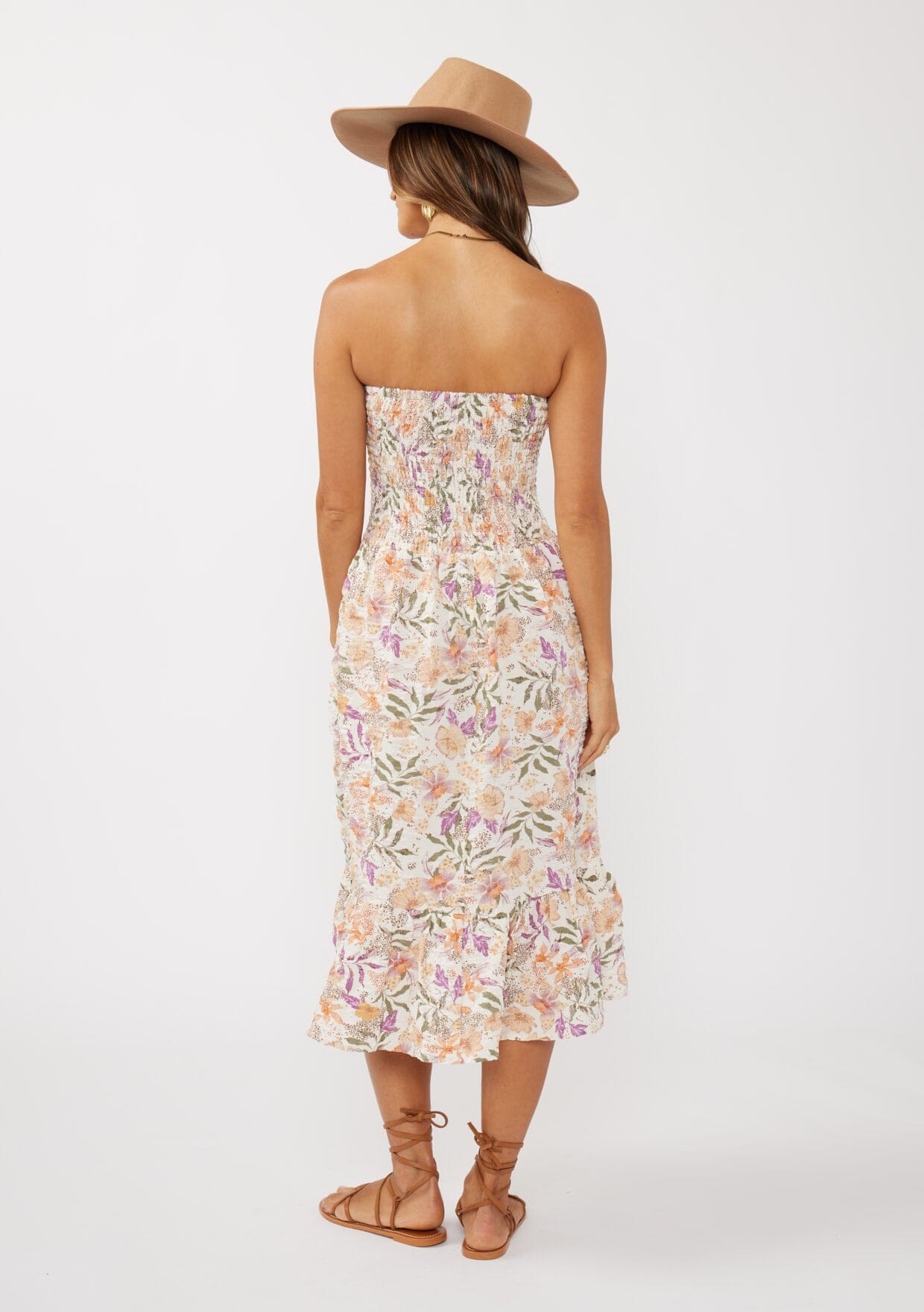 Aria Floral Convertible Skirt - Women's Floral Print Wrap Skirt with Pockets, Summer Boho Maxi Skirt for Beach, Travel & Casual Outfits