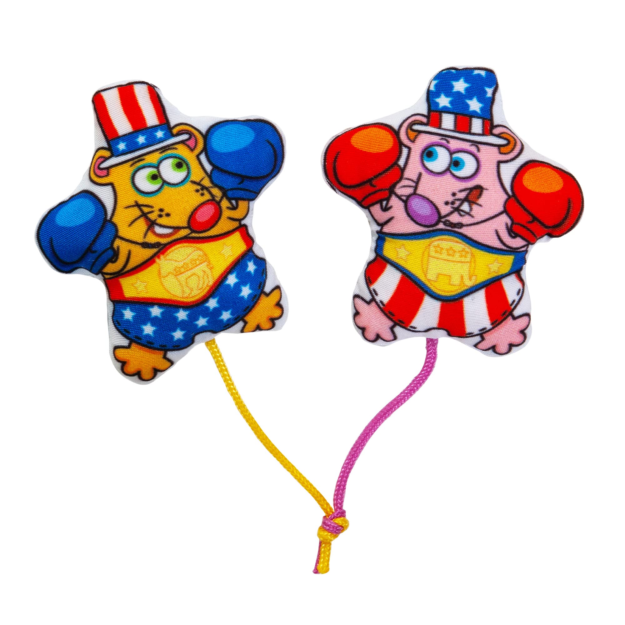 Fat Cat Political Mice Cat Toy - Interactive Cat Toy for Indoor Play, Fun Exercise & Mental Stimulation for Kittens & Adult Cats