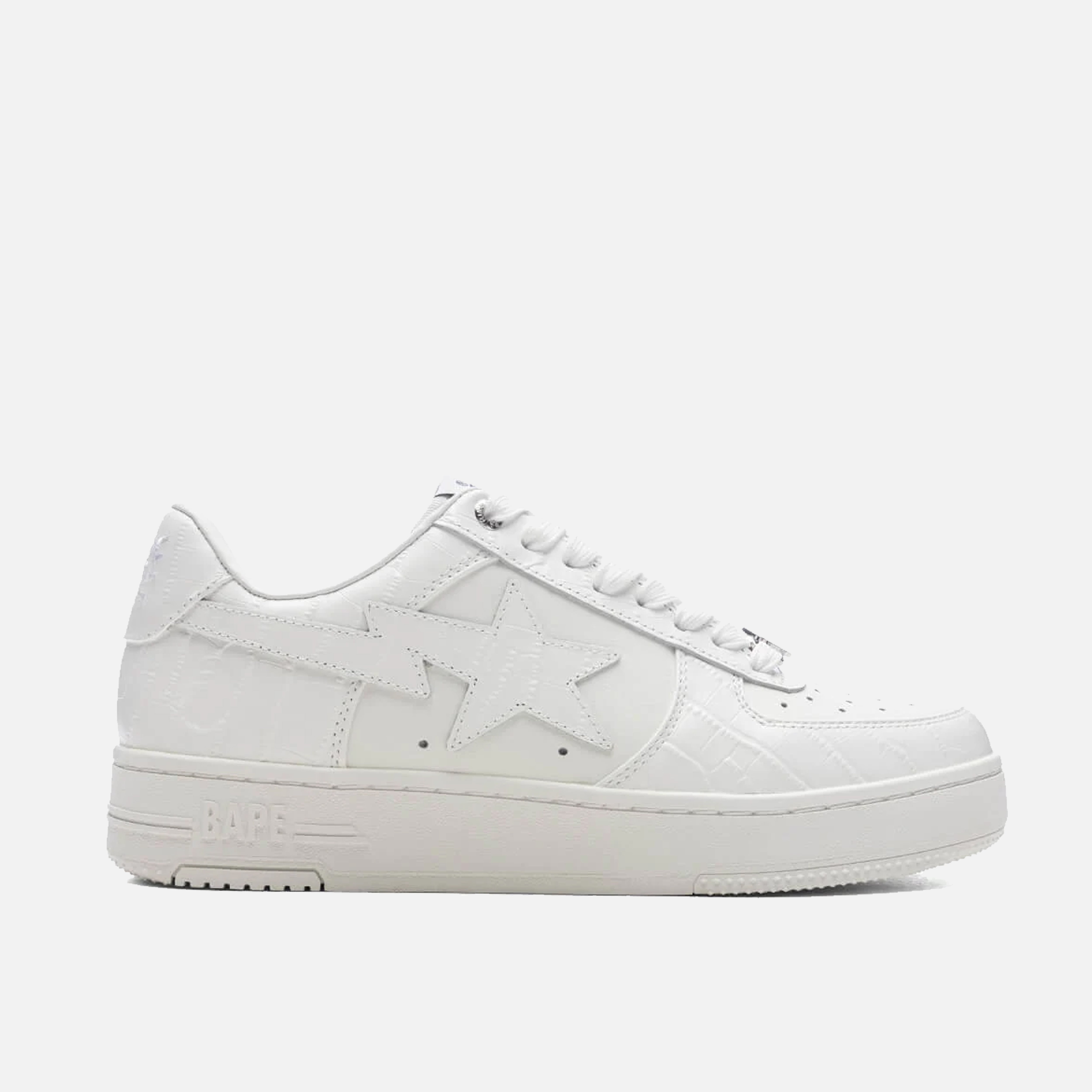 BAPE STA #3 M2 White Sneakers - Men's Streetwear Fashion Shoes for Casual Wear & Urban Style