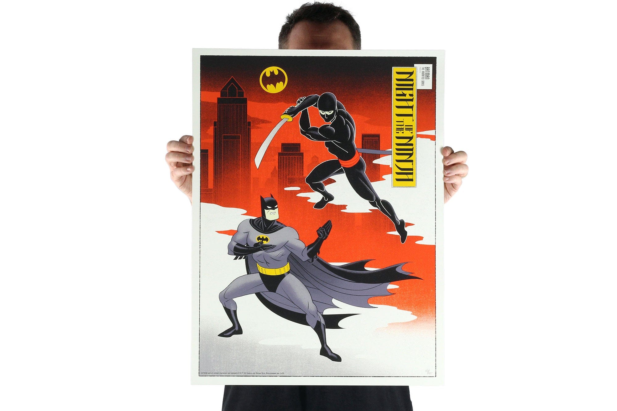 Batman: The Animated Series - Night of the Ninja Limited Edition Screen Printed Poster | DC Comics Collectible Wall Art for Home & Office Decor