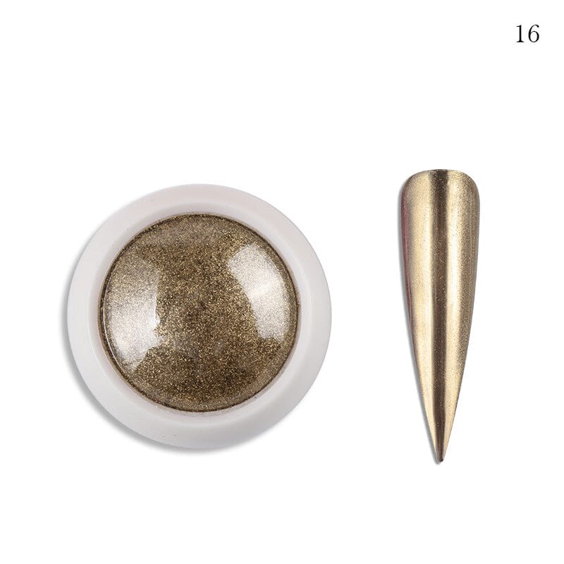 Chrome Mirror Nail Powder - Metallic Nail Art Pigment for Gel & Acrylic Nails - Perfect for Salon, DIY Manicures & Special Occasions