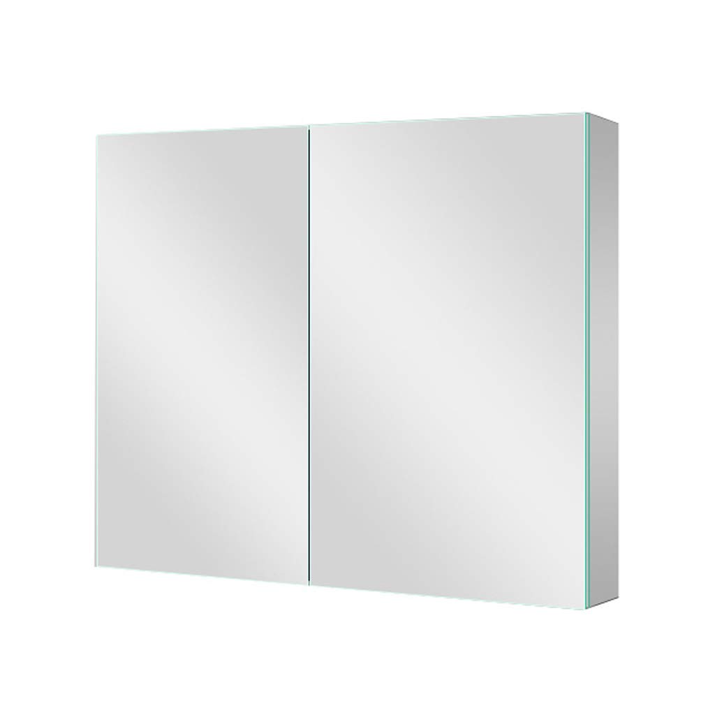 Aluminum Alloy Double-Sided Mirror Medicine Cabinet - Waterproof Bathroom Storage with Adjustable Shelves & Wall Mount for Bathroom, Bedroom & Vanity Organization