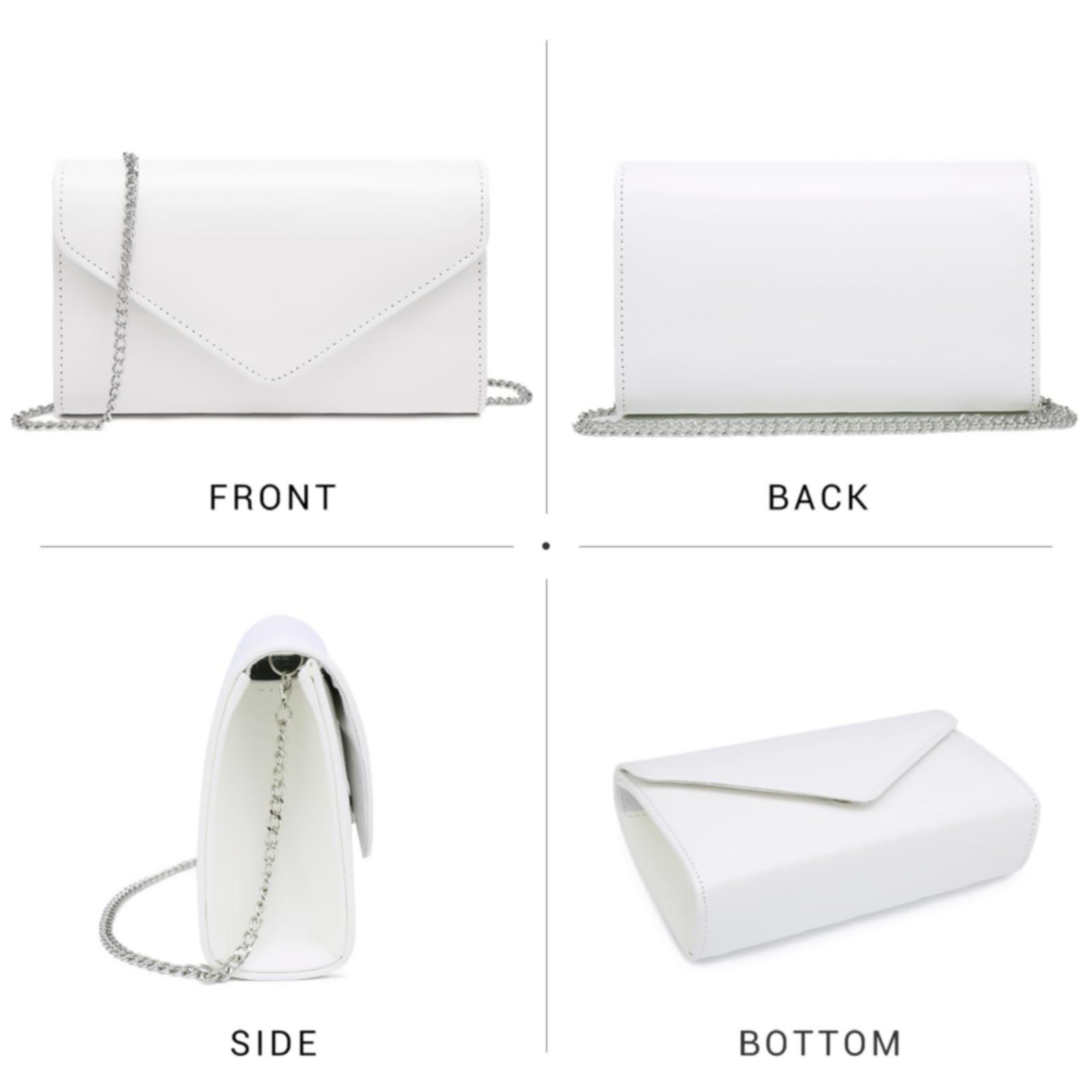 Dasein Women's Glitter Evening Clutch Purse - Elegant Wedding Party Handbag for Prom, Cocktail Events & Formal Occasions | Perfect for Bridesmaids, Date Nights & Special Celebrations