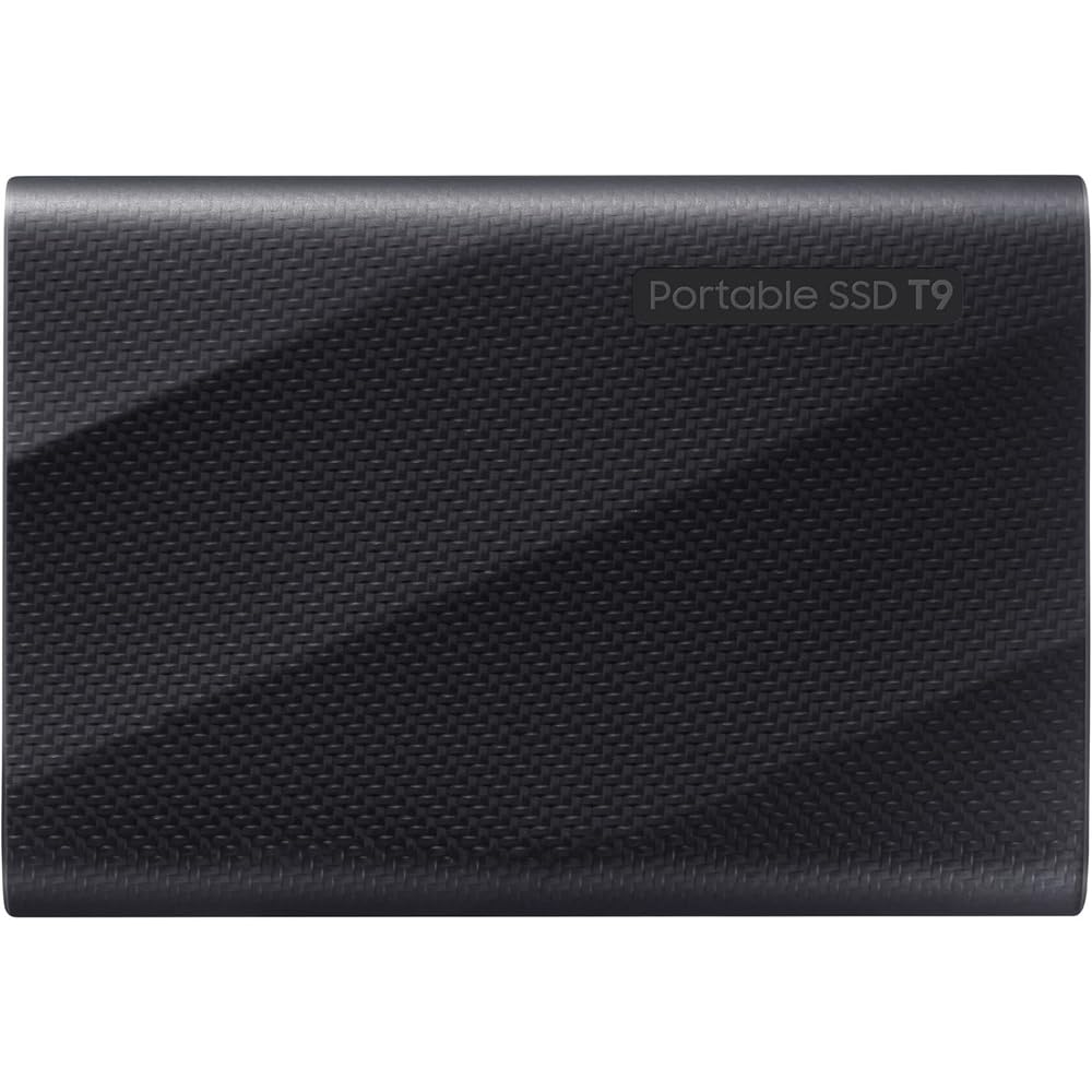 Samsung T9 4TB Portable SSD - USB 3.2 Gen 2x2 2000MB/s High-Speed External Solid State Drive with Hard Shell Case & USB-C Adapter - Perfect for Gaming, Video Editing & Data Backup