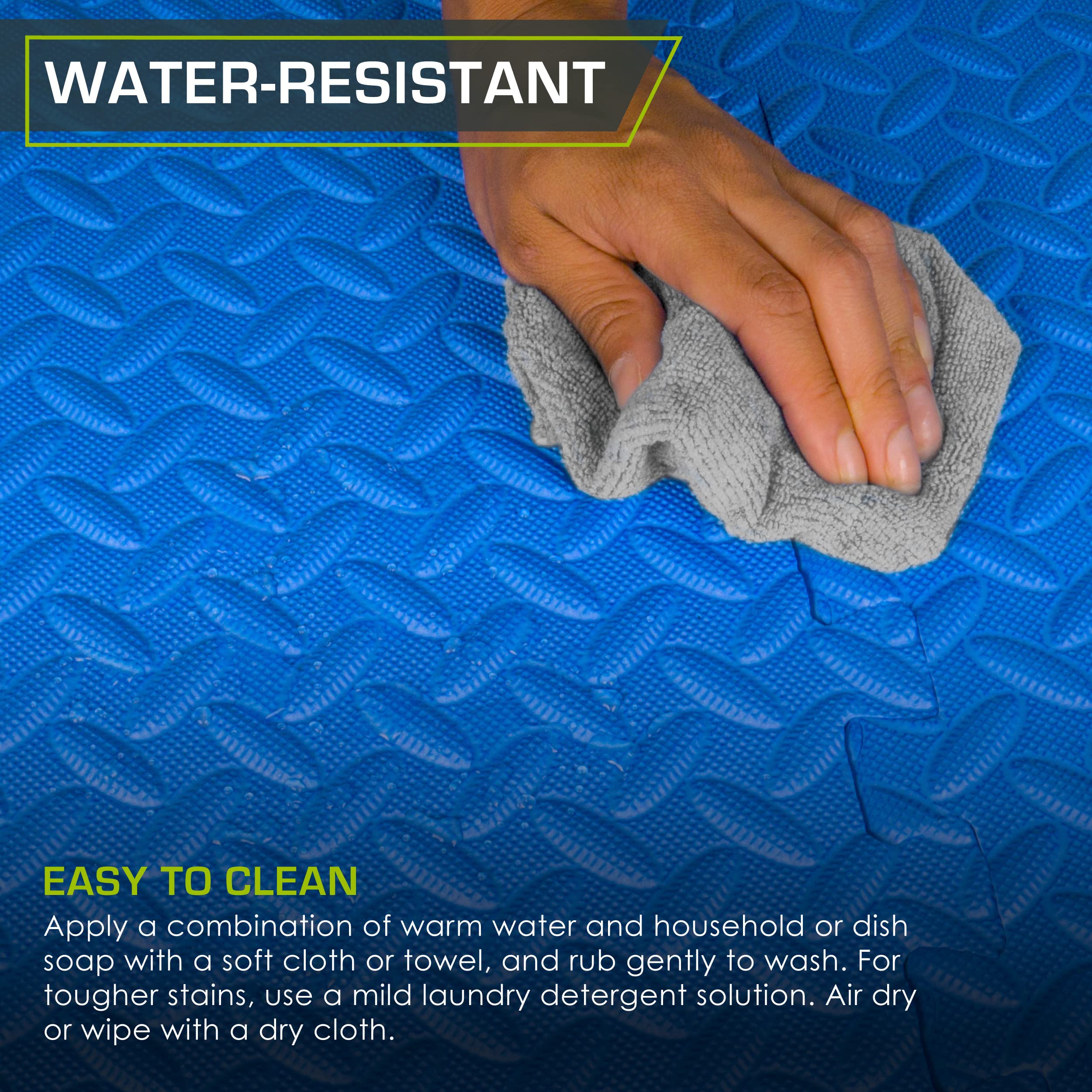 ProsourceFit 1/2-Inch EVA Interlocking Foam Floor Tiles - 24