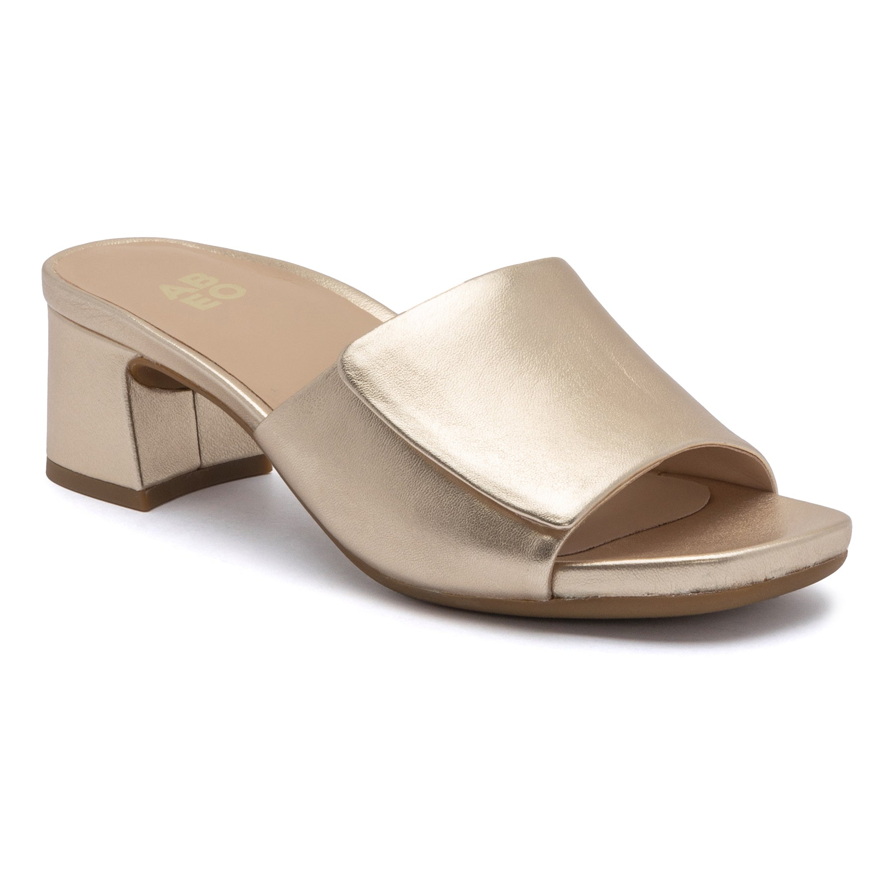 Abeo Avenue Women's Slide Sandals Light Gold - Comfortable Summer Casual Shoes for Beach, Pool, and Home Wear