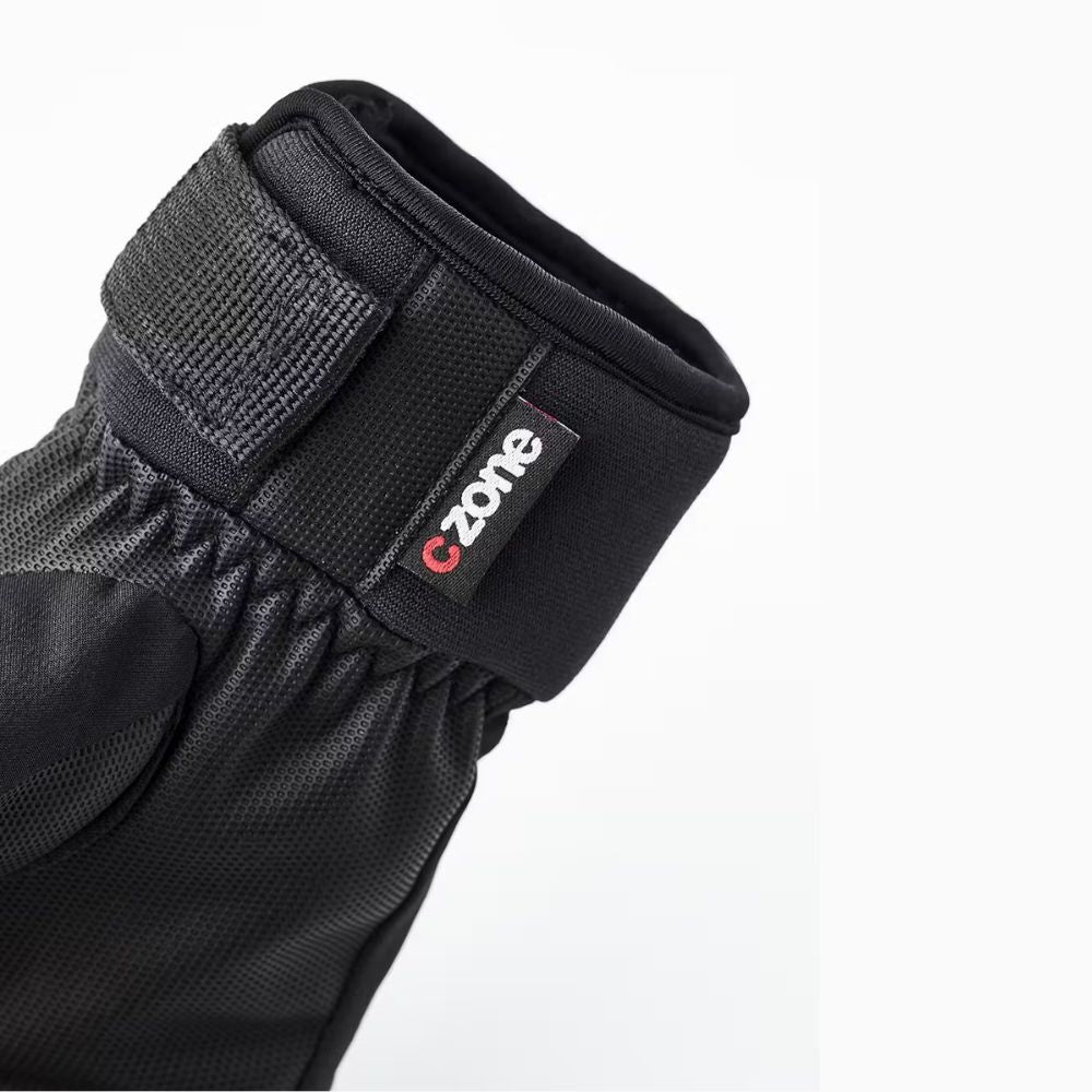 Hestra Ferox Primaloft Kids Ski Gloves - Waterproof Winter Gloves for Boys & Girls - Black (32990) - Perfect for Snowboarding, Sledding & Cold Weather Activities