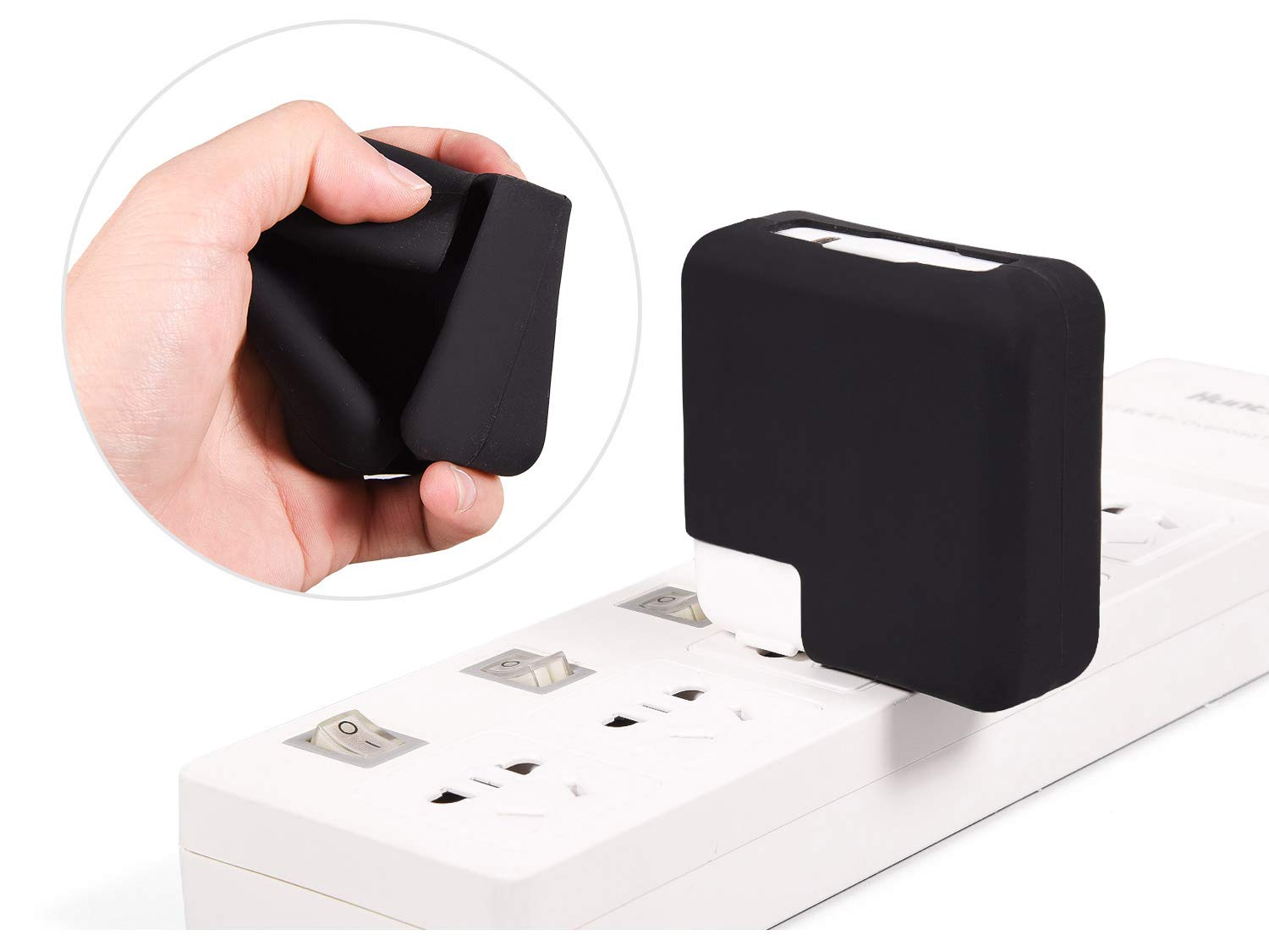 Premium Silicone Power Adapter Cover Case for MacBook Pro 16