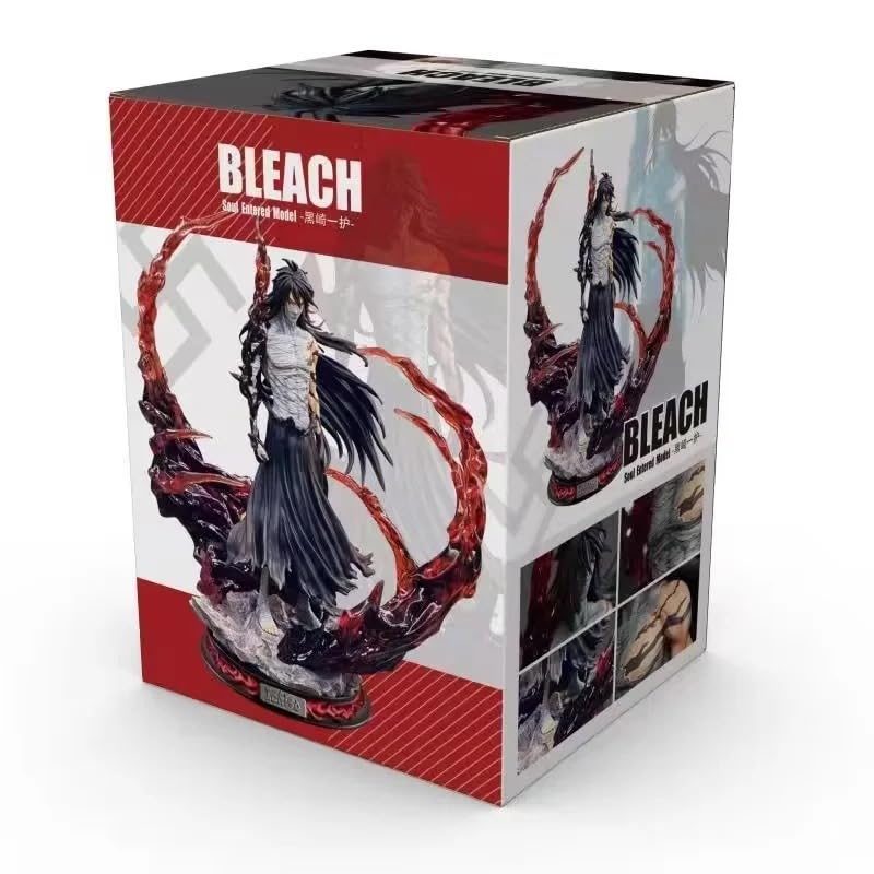 42cm Anime Bleach Kurosaki Ichigo PVC Action Figure Collectible - Perfect for Display, Gifts, and Anime Fans Collection
