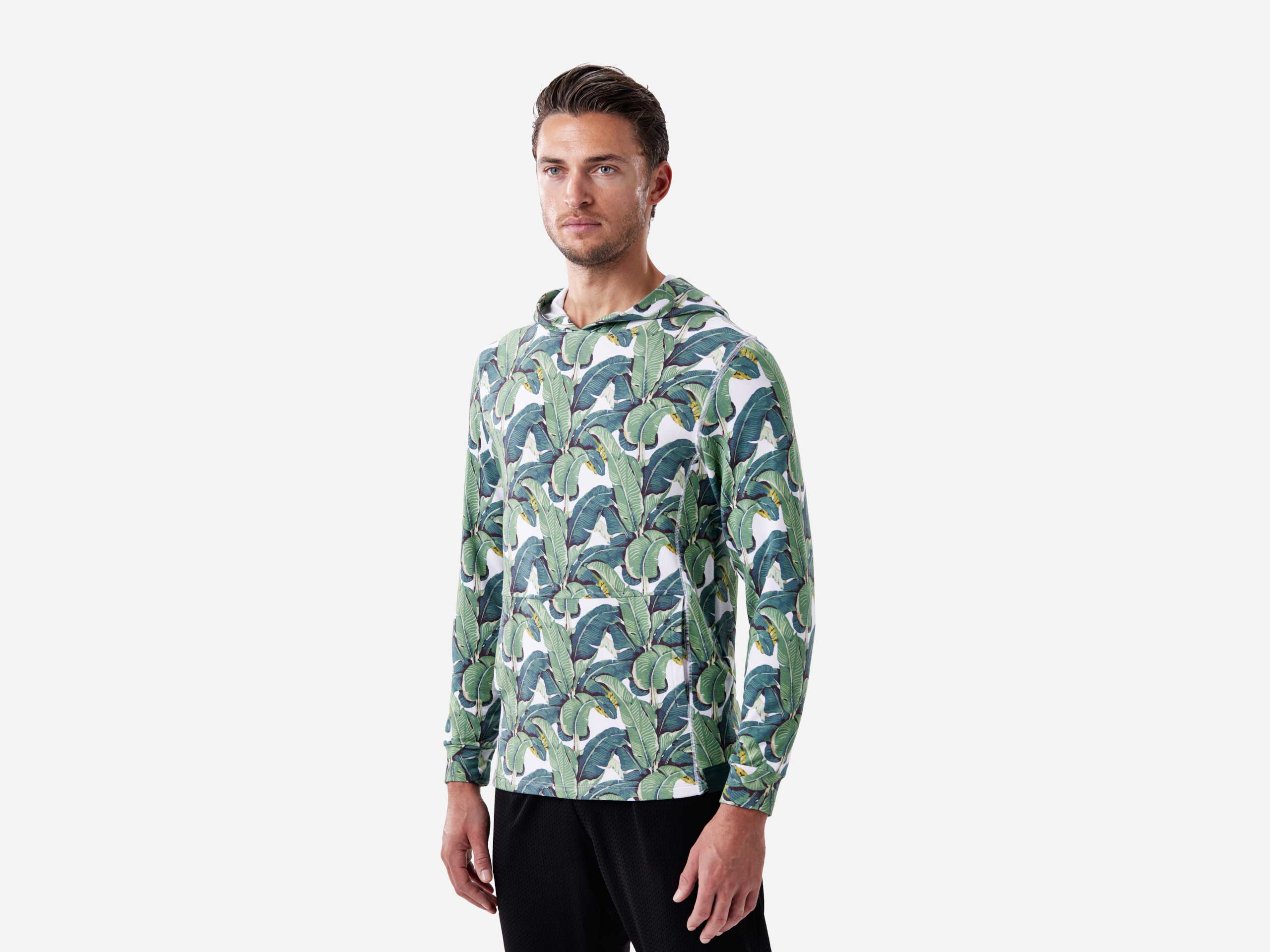 Cozy Lounge Hoodie with Palm Tree Design - Soft & Comfortable Pullover for Men & Women - Perfect for Relaxing at Home, Casual Outings & Travel