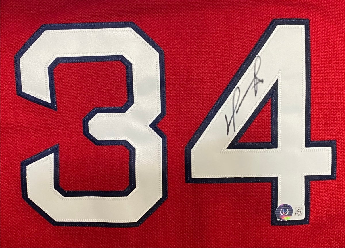 David Ortiz Autographed Boston Red Sox Jersey - Mitchell & Ness Cooperstown Collection - Authentic BAS ITP Certified - Perfect for Baseball Memorabilia Collectors and Red Sox Fans Display