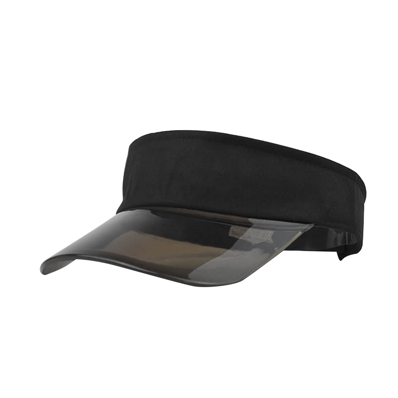 UV Protection Plastic Sun Visor Hat - Lightweight Adjustable Unisex Tennis Cap for Outdoor Sports, Beach Travel & Summer Activities | Sun Shield for Running, Golf, Fishing, Hiking