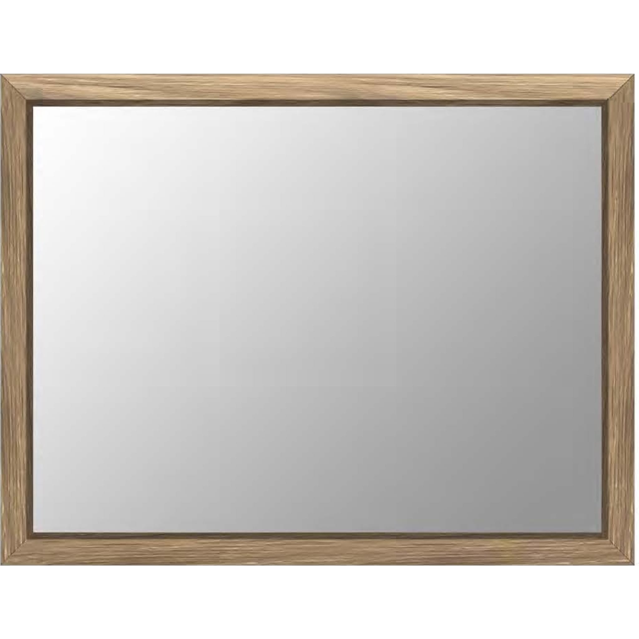 Coastal Modern Dresser Mirror in Bisque - Stylish Vanity Mirror for Bedroom & Bathroom Decor