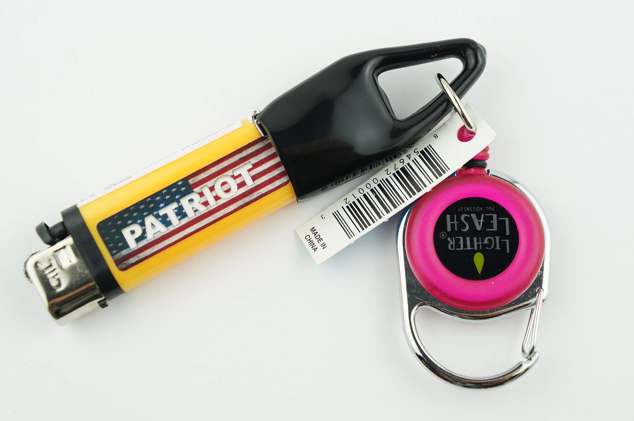 Premium Lighter Leash & Patriot Lighter with Opener - 2-Pack for Outdoor Adventures